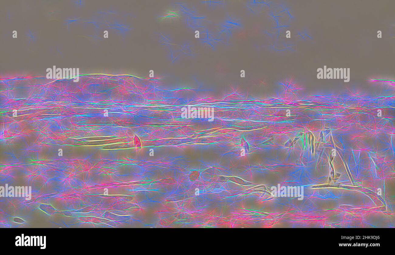 Inspiriert durch das Atlasgebirge im Hintergrund. Seite 3 Wüstenlandschaft mit Figuren Algerien, neu gestaltet von Artotop. Klassische Kunst neu erfunden mit einem modernen Twist. Design von warmen fröhlichen Leuchten der Helligkeit und Lichtstrahl Strahlkraft. Fotografie inspiriert von Surrealismus und Futurismus, umarmt dynamische Energie der modernen Technologie, Bewegung, Geschwindigkeit und Kultur zu revolutionieren Stockfoto