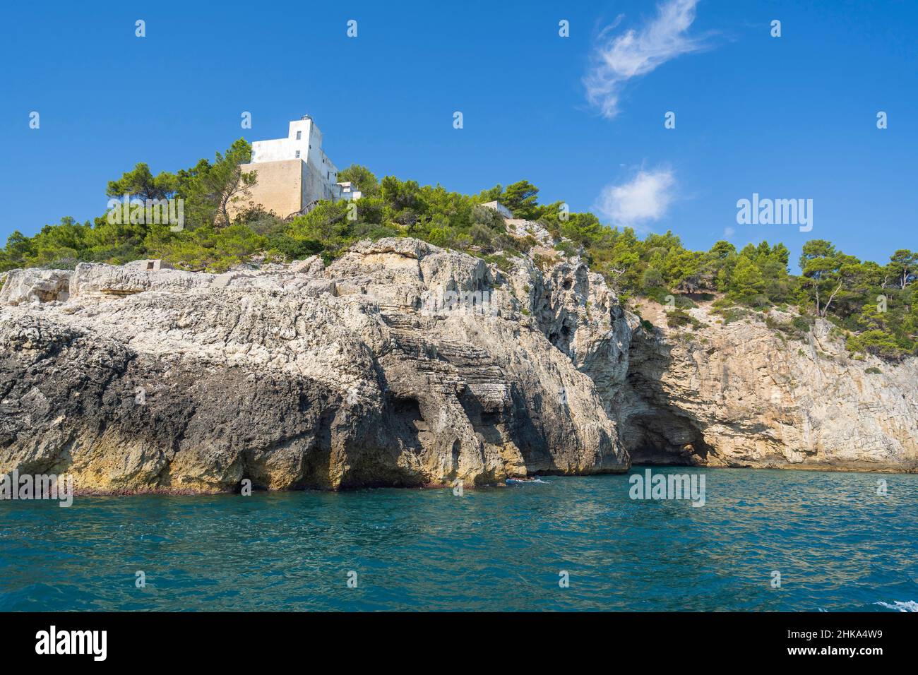 Gargano Nationalpark, Besuch der Höhlen, Vieste, Apulien, Italien, Europa Stockfoto