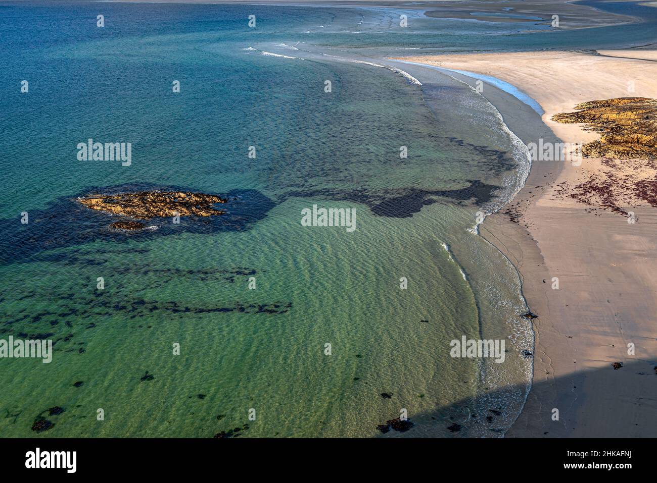 Seilebost Beach auf der Äußeren Hebridischen Insel Harris Stockfoto