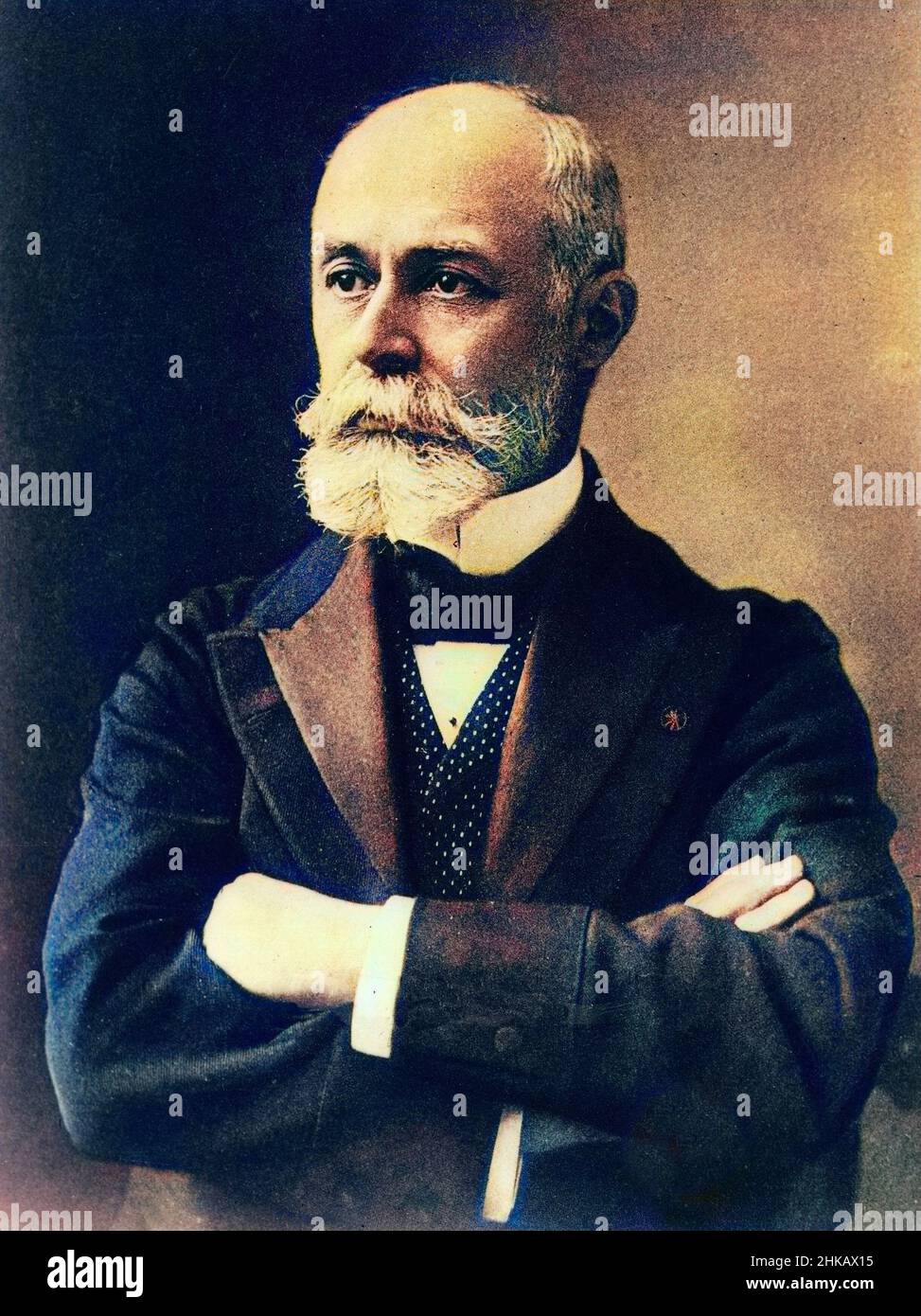 Portrait de Henri Becquerel (1852-1908) Stockfoto