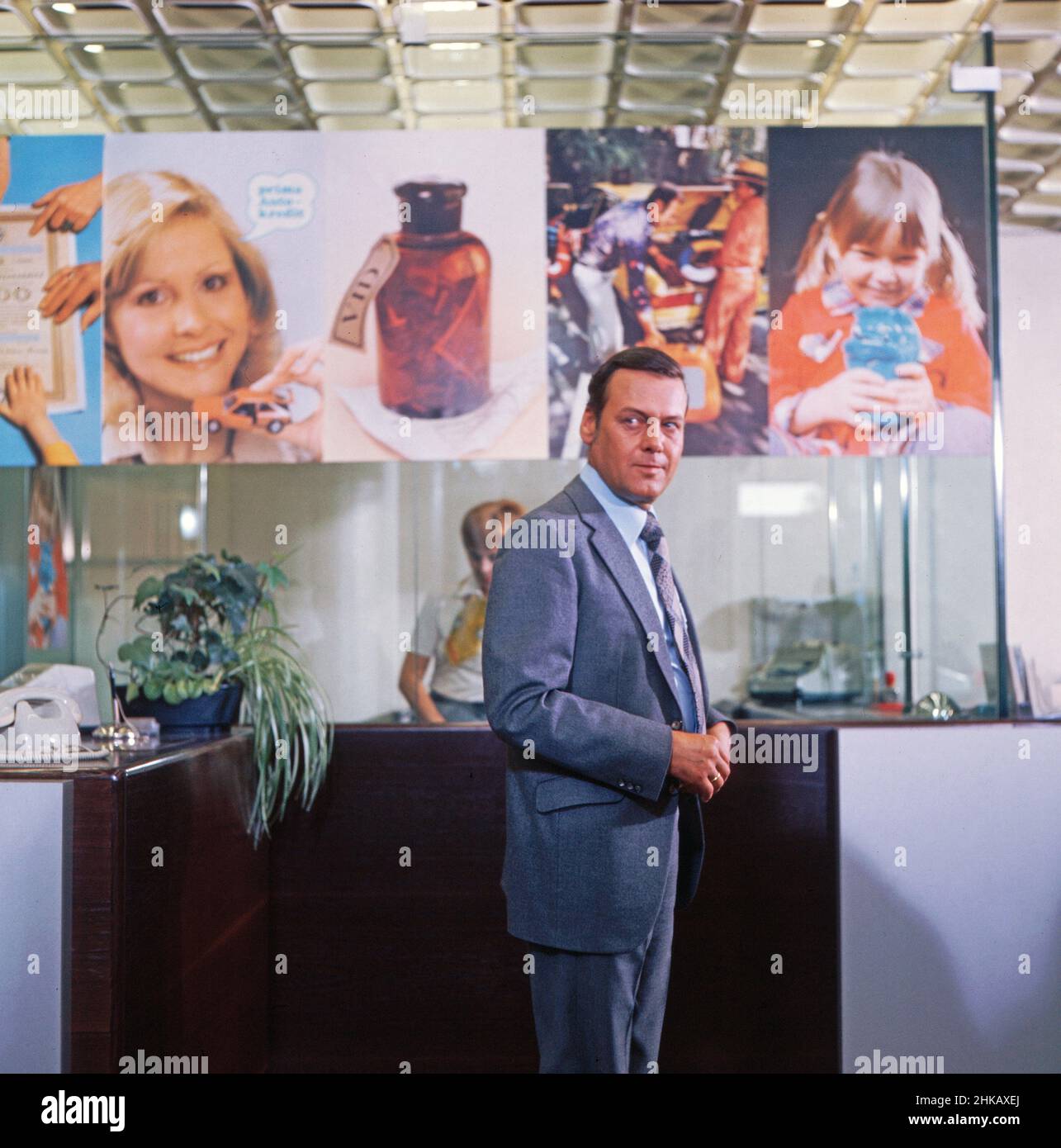 Vier gegen die Bank, Fernsehfilm, Deutschland 1976, Regie: Wolfgang Petersen, Darsteller: Walter Kohut Stockfoto