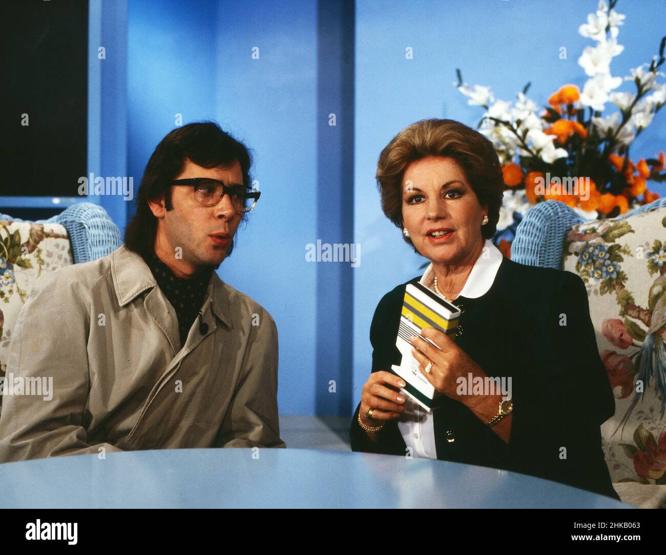 Fragen Sie Frau Doktor Cora, Comedy-Sendereihe, Deutschland 1989, Darsteller: Jan Fedder, Johanna von Koczian Stockfoto