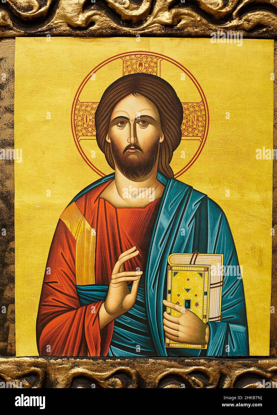 jesus christus Ikone orthodox Stockfoto