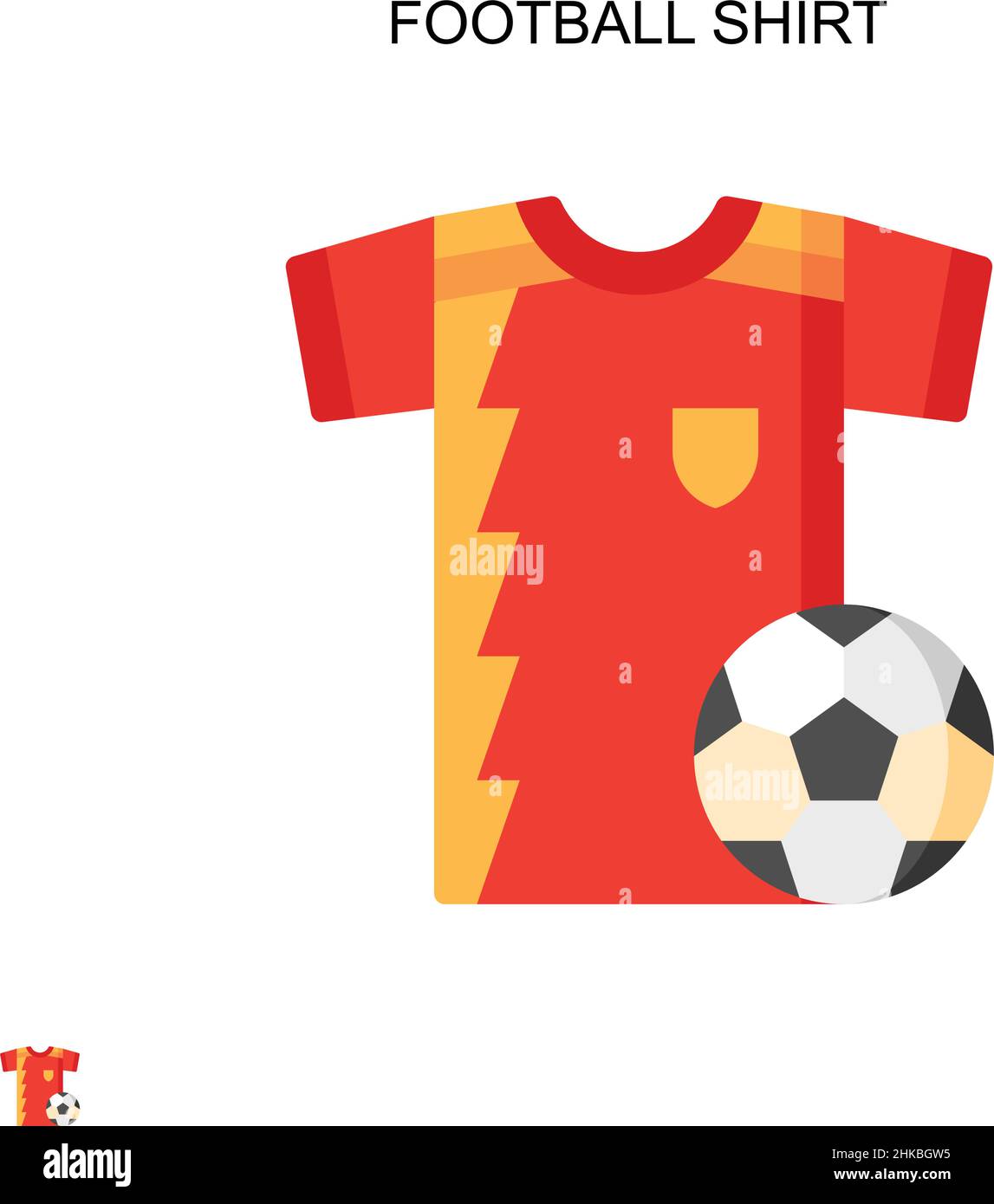 Fußballtrikot einfaches Vektor-Symbol. Illustration Symbol Design-Vorlage für Web mobile UI-Element. Stock Vektor Fußballtrikot einfaches Vektor-Symbol. Illustration Symbol Design-Vorlage für Web mobile UI-Element. Stock Vektor