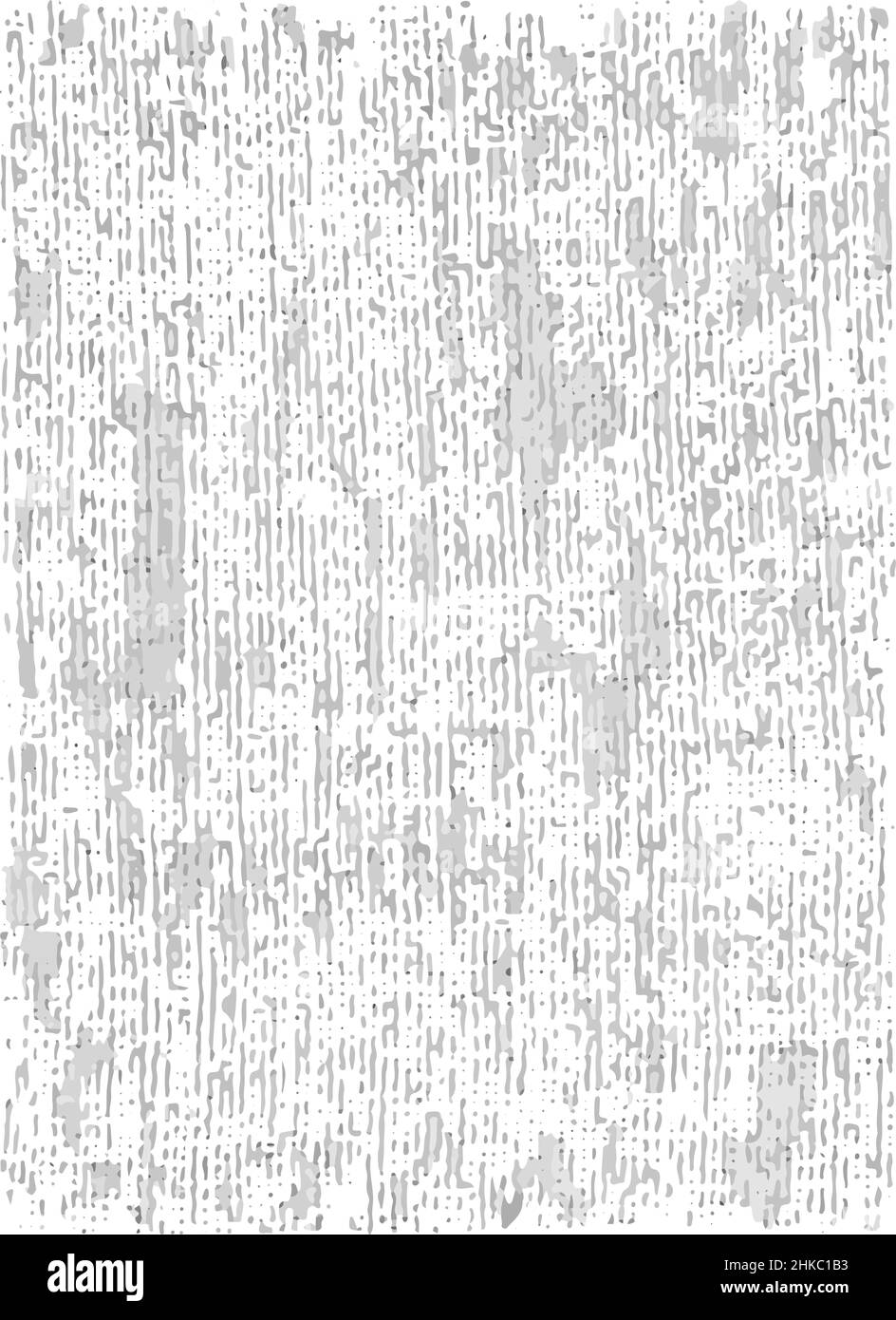 Abstrakte Leinentuch Stoff Textur isoliert auf weißem Hintergrund, Vektor-Illustration Stock Vektor