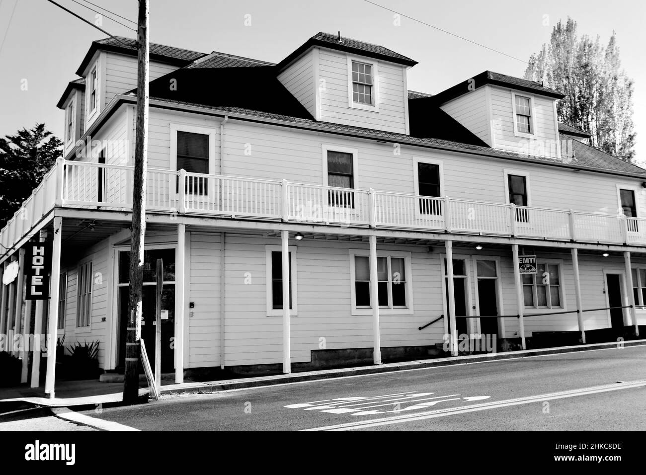 In einer Geisterstadt in Kalifornien Stockfoto