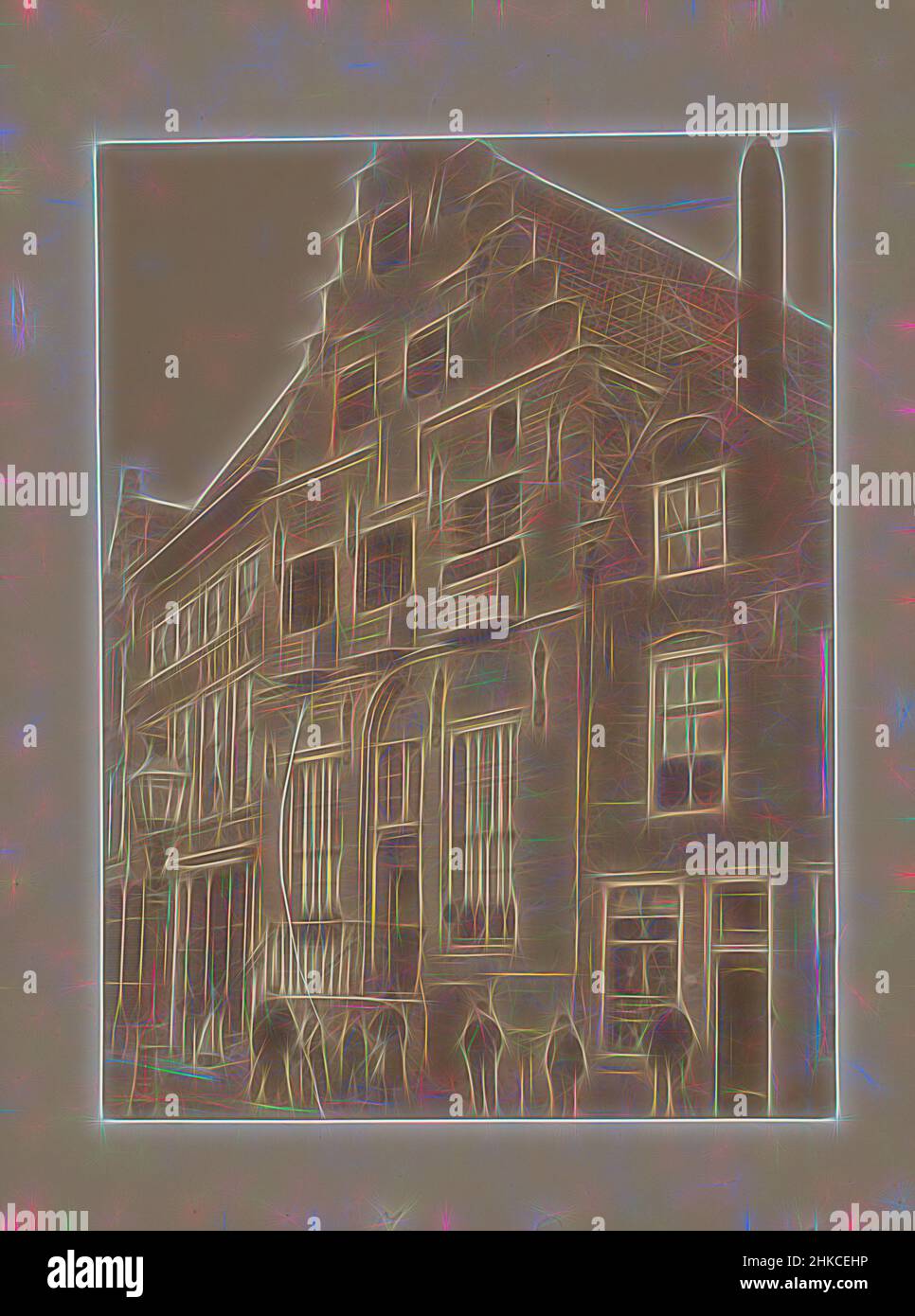 Inspiriert von View of the Gravesteen in Zierikzee, Zierikzee, 1893, Albumendruck, Höhe 240 mm × Breite 180 mm, neu gestaltet von Artotop. Klassische Kunst neu erfunden mit einem modernen Twist. Design von warmen fröhlichen Leuchten der Helligkeit und Lichtstrahl Strahlkraft. Fotografie inspiriert von Surrealismus und Futurismus, umarmt dynamische Energie der modernen Technologie, Bewegung, Geschwindigkeit und Kultur zu revolutionieren Stockfoto