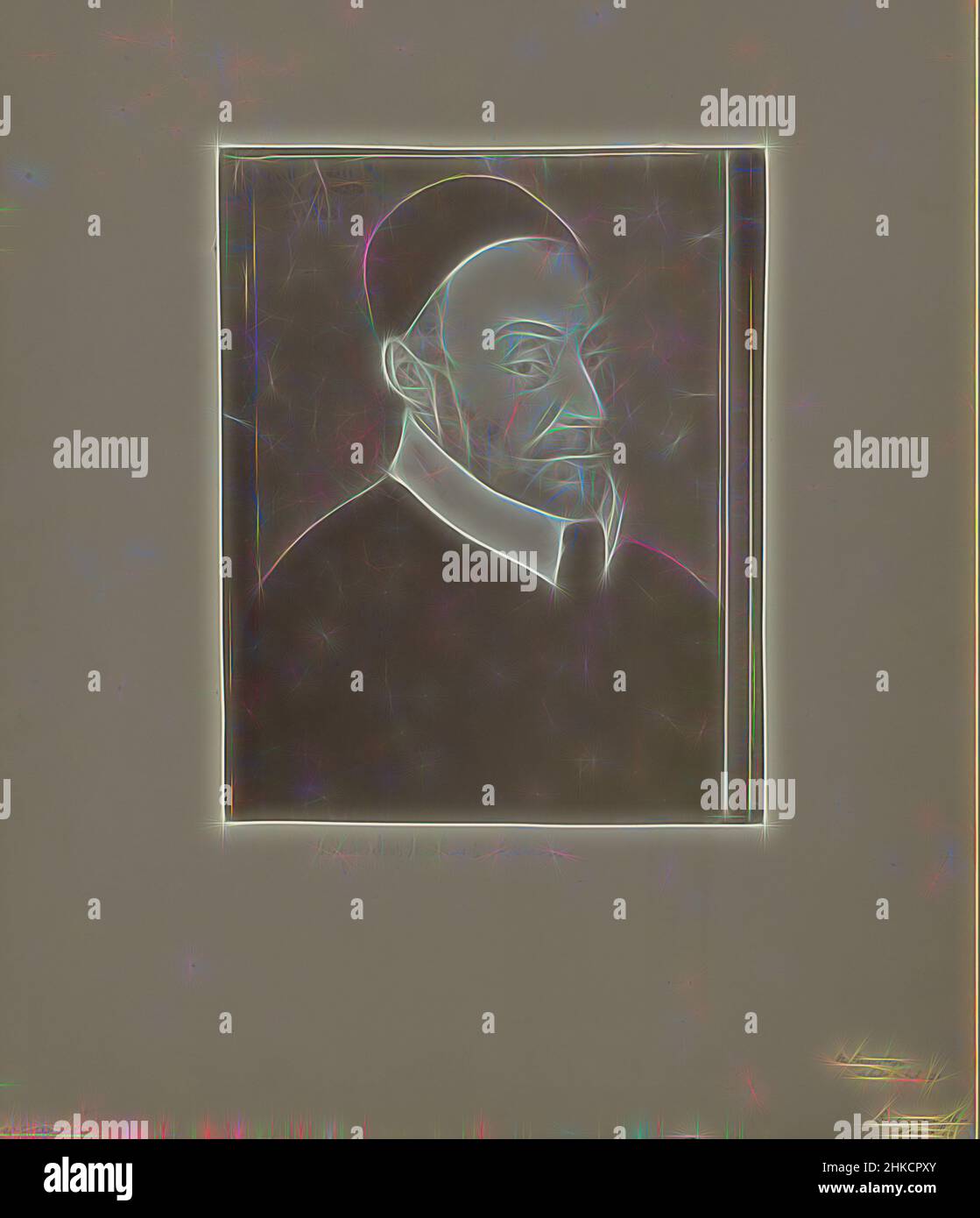 Inspiriert durch das Porträt von Wilhelm I., Prinz von Orange, Porträt von Wilhelm I. über seinem Namen und Titel., nach:, Niederlande, 1850 - 1930, Höhe 302 mm × Breite 242 mm, neu gestaltet von Artotop. Klassische Kunst neu erfunden mit einem modernen Twist. Design von warmen fröhlichen Leuchten der Helligkeit und Lichtstrahl Strahlkraft. Fotografie inspiriert von Surrealismus und Futurismus, umarmt dynamische Energie der modernen Technologie, Bewegung, Geschwindigkeit und Kultur zu revolutionieren Stockfoto