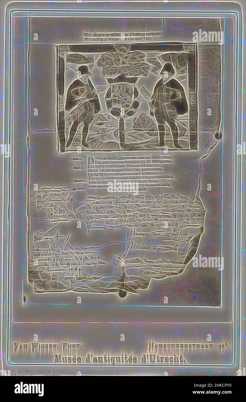 Inspiriert vom Neujahrswunsch zweier Botschafter von Wilhelm I., Prinz von Oranien, für das Jahr 1584, Wy Boden wenschen den Edeldom eerbaer, als ionstighe sinne voor een nieuwe Jaer, Neujahrswunsch zweier Botschafter von Wilhelm I. für das Jahr 1584. Sie stehen neben einem Orangenbaum mit einem Mantel aus, von Artotop neu erfunden. Klassische Kunst neu erfunden mit einem modernen Twist. Design von warmen fröhlichen Leuchten der Helligkeit und Lichtstrahl Strahlkraft. Fotografie inspiriert von Surrealismus und Futurismus, umarmt dynamische Energie der modernen Technologie, Bewegung, Geschwindigkeit und Kultur zu revolutionieren Stockfoto