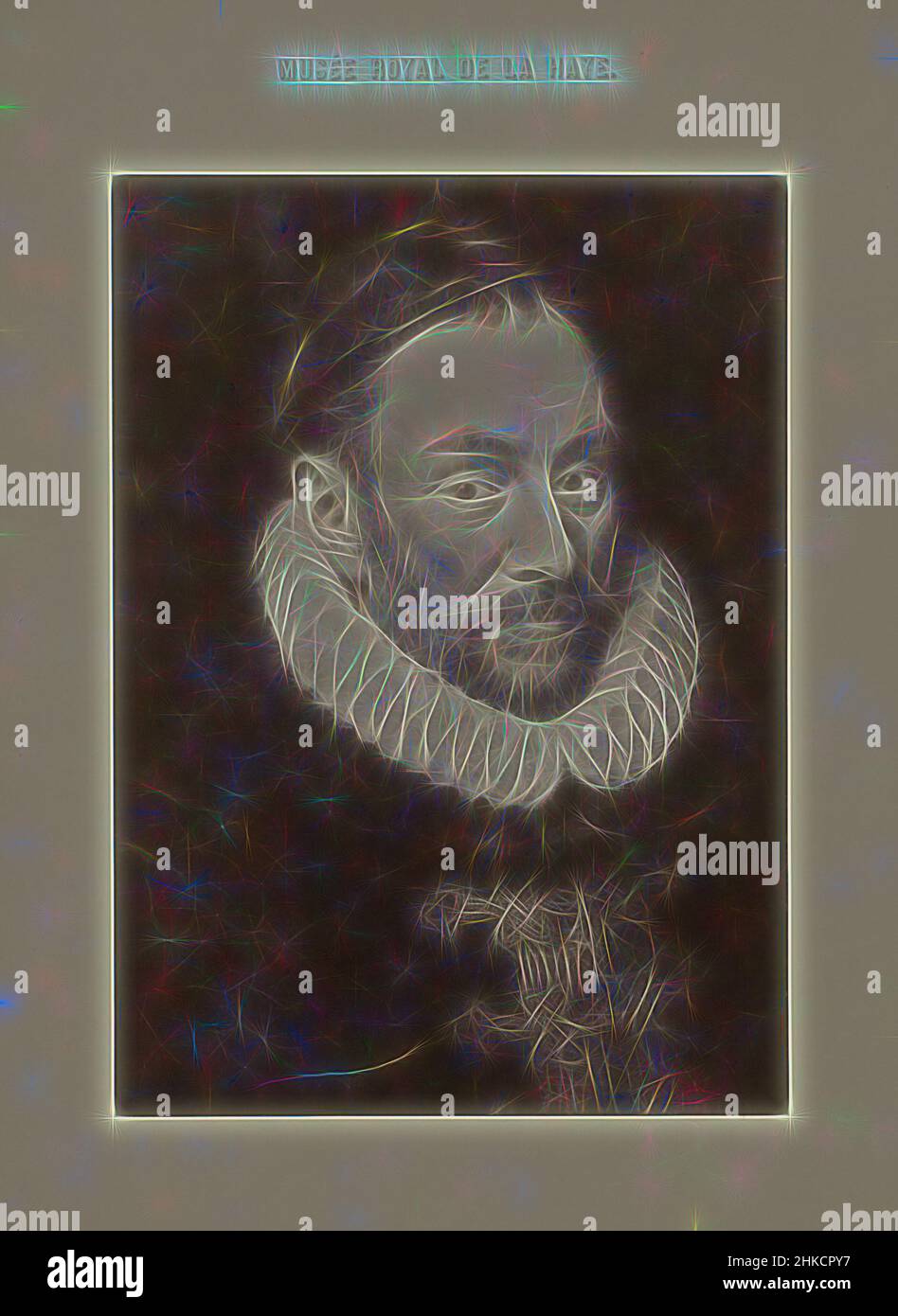 Inspiriert von Portrait von William I., Prinz von Orange, Portrait von William I. in einem ornamentierten Rahmen sein Name auf Französisch., Vinkenbos & Dewald, nach: Adriaen Thomasz. Key, Den Haag, 1890 - 1930, Höhe 240 mm × Breite 171 mmhöhe 364 mm × Breite 298 mm, neu erfunden von Artotop. Klassische Kunst neu erfunden mit einem modernen Twist. Design von warmen fröhlichen Leuchten der Helligkeit und Lichtstrahl Strahlkraft. Fotografie inspiriert von Surrealismus und Futurismus, umarmt dynamische Energie der modernen Technologie, Bewegung, Geschwindigkeit und Kultur zu revolutionieren Stockfoto