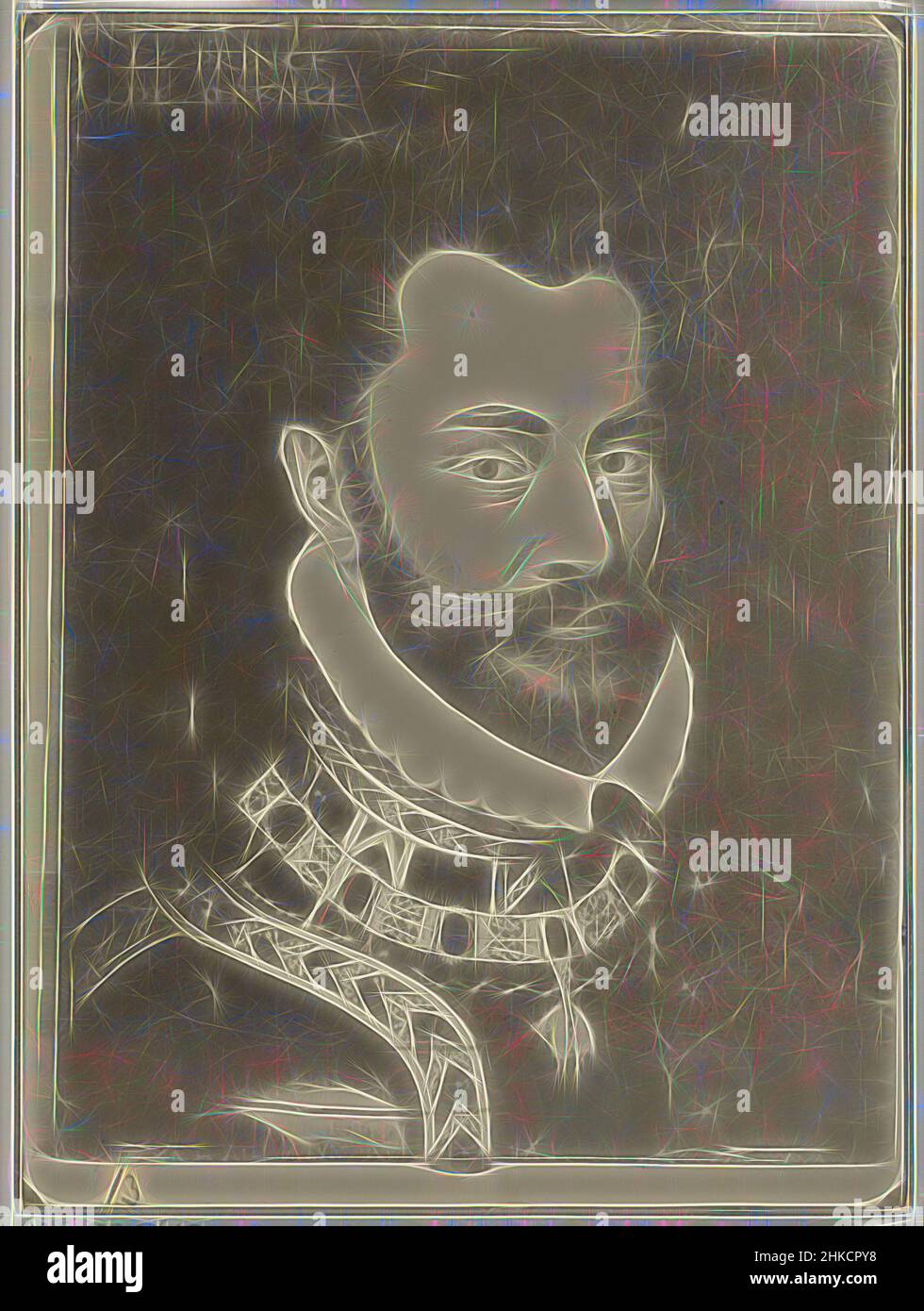 Inspiriert durch das Porträt von Wilhelm I., Prinz von Oranien, Porträt von Wilhelm I. über seinem Titel., nach:, Niederlande, 1850 - 1930, Höhe 238 mm × Breite 177 mm, neu erfunden von Artotop. Klassische Kunst neu erfunden mit einem modernen Twist. Design von warmen fröhlichen Leuchten der Helligkeit und Lichtstrahl Strahlkraft. Fotografie inspiriert von Surrealismus und Futurismus, umarmt dynamische Energie der modernen Technologie, Bewegung, Geschwindigkeit und Kultur zu revolutionieren Stockfoto