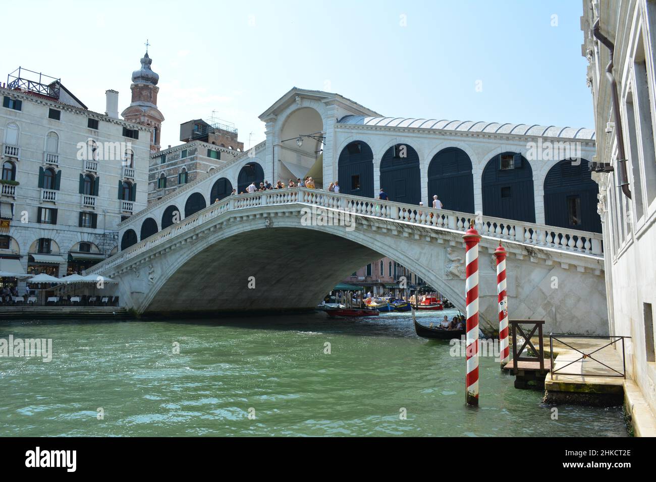Italien, Venedig - Rialtobrücke Stockfoto