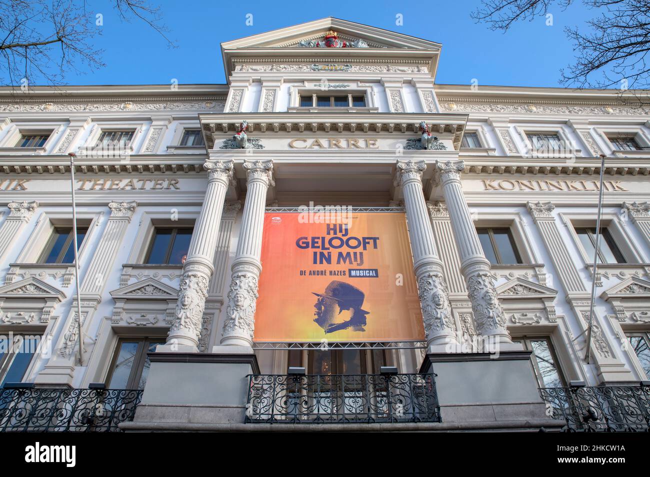 Carre Theatre Building In Amsterdam, Niederlande 2-2-2022 Stockfoto