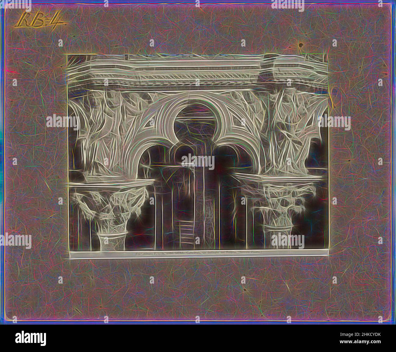 Inspiriert von Detail der Kanzel in der Kathedrale von Siena von Nicola Pisano, zwei Kapitelle mit weiblichen Heiligen verziert, Siena - Cattedrale. UN dettaglio del Pulpito. (Niccolò Pisano.), Alinari, Dom, 1875 - 1900, Albumendruck, Höhe 194 mm × Breite 250 mm, neu gestaltet von Artotop. Klassische Kunst neu erfunden mit einem modernen Twist. Design von warmen fröhlichen Leuchten der Helligkeit und Lichtstrahl Strahlkraft. Fotografie inspiriert von Surrealismus und Futurismus, umarmt dynamische Energie der modernen Technologie, Bewegung, Geschwindigkeit und Kultur zu revolutionieren Stockfoto