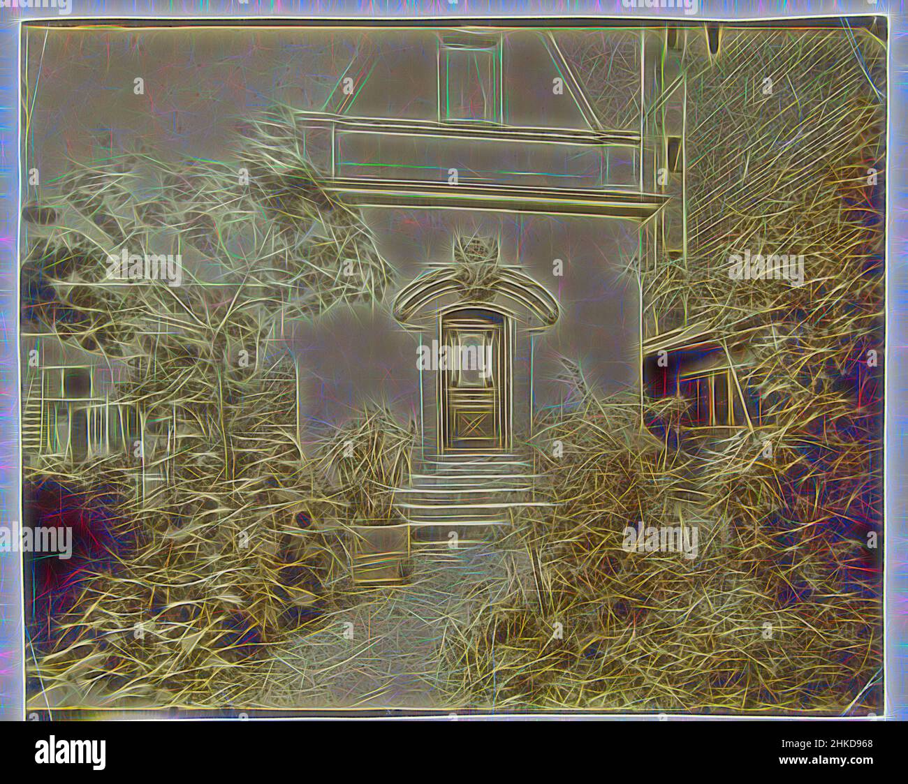 Inspiriert von der Hauskapelle von Mlle Lavalière, Rue Nicole, Paris, Oratoire de M.elle Lavalière, Rue Nicole, Eugène Atget, Paris, 1890 - 1927, Papier, Albumendruck, Höhe 179 mm × Breite 221 mm, neu gestaltet von Artotop. Klassische Kunst neu erfunden mit einem modernen Twist. Design von warmen fröhlichen Leuchten der Helligkeit und Lichtstrahl Strahlkraft. Fotografie inspiriert von Surrealismus und Futurismus, umarmt dynamische Energie der modernen Technologie, Bewegung, Geschwindigkeit und Kultur zu revolutionieren Stockfoto