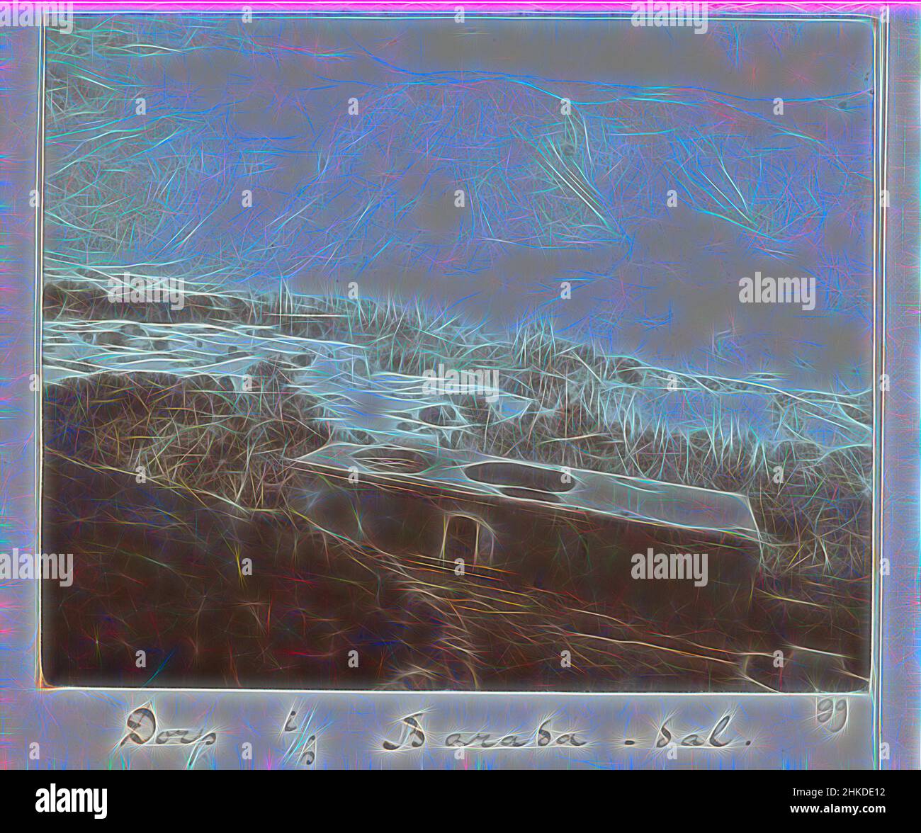Inspiriert von Einem Dorf im Tal des Barada-Flusses, Syrien, Dorf i/h Barada-Tal, L. Heldring, Syrië, 1898, Höhe 82 mm × Breite 102 mm, neu erfunden von Artotop. Klassische Kunst neu erfunden mit einem modernen Twist. Design von warmen fröhlichen Leuchten der Helligkeit und Lichtstrahl Strahlkraft. Fotografie inspiriert von Surrealismus und Futurismus, umarmt dynamische Energie der modernen Technologie, Bewegung, Geschwindigkeit und Kultur zu revolutionieren Stockfoto