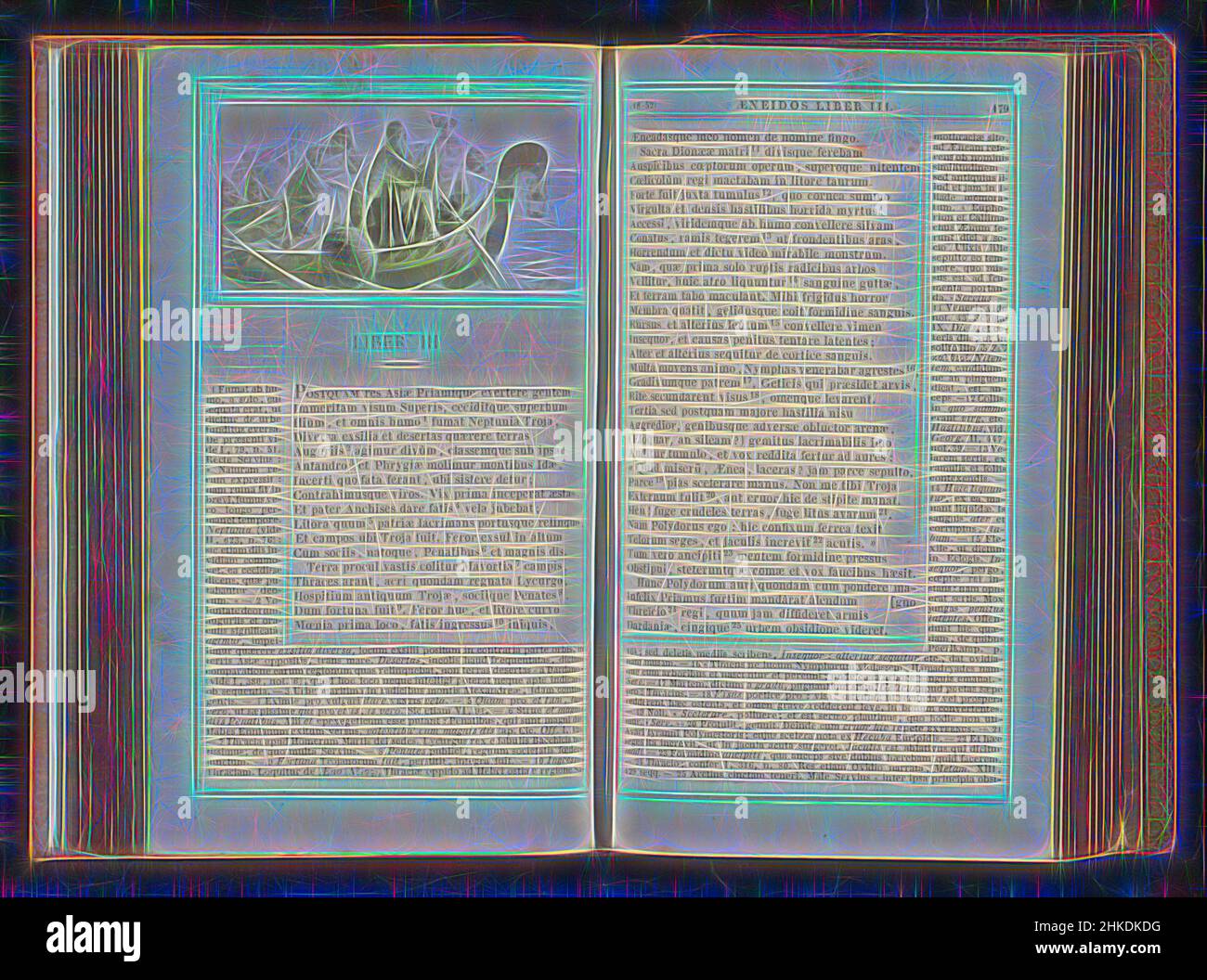 Inspiriert von , Darstellung von Aeneas und Ascanius Flucht aus Troja mit dem Boot, nach: Félix Joseph Barrias, c.. 1850 - in oder vor 1858, Albumendruck, Höhe 31 mm × Breite 61 mm, neu erfunden von Artotop. Klassische Kunst neu erfunden mit einem modernen Twist. Design von warmen fröhlichen Leuchten der Helligkeit und Lichtstrahl Strahlkraft. Fotografie inspiriert von Surrealismus und Futurismus, umarmt dynamische Energie der modernen Technologie, Bewegung, Geschwindigkeit und Kultur zu revolutionieren Stockfoto