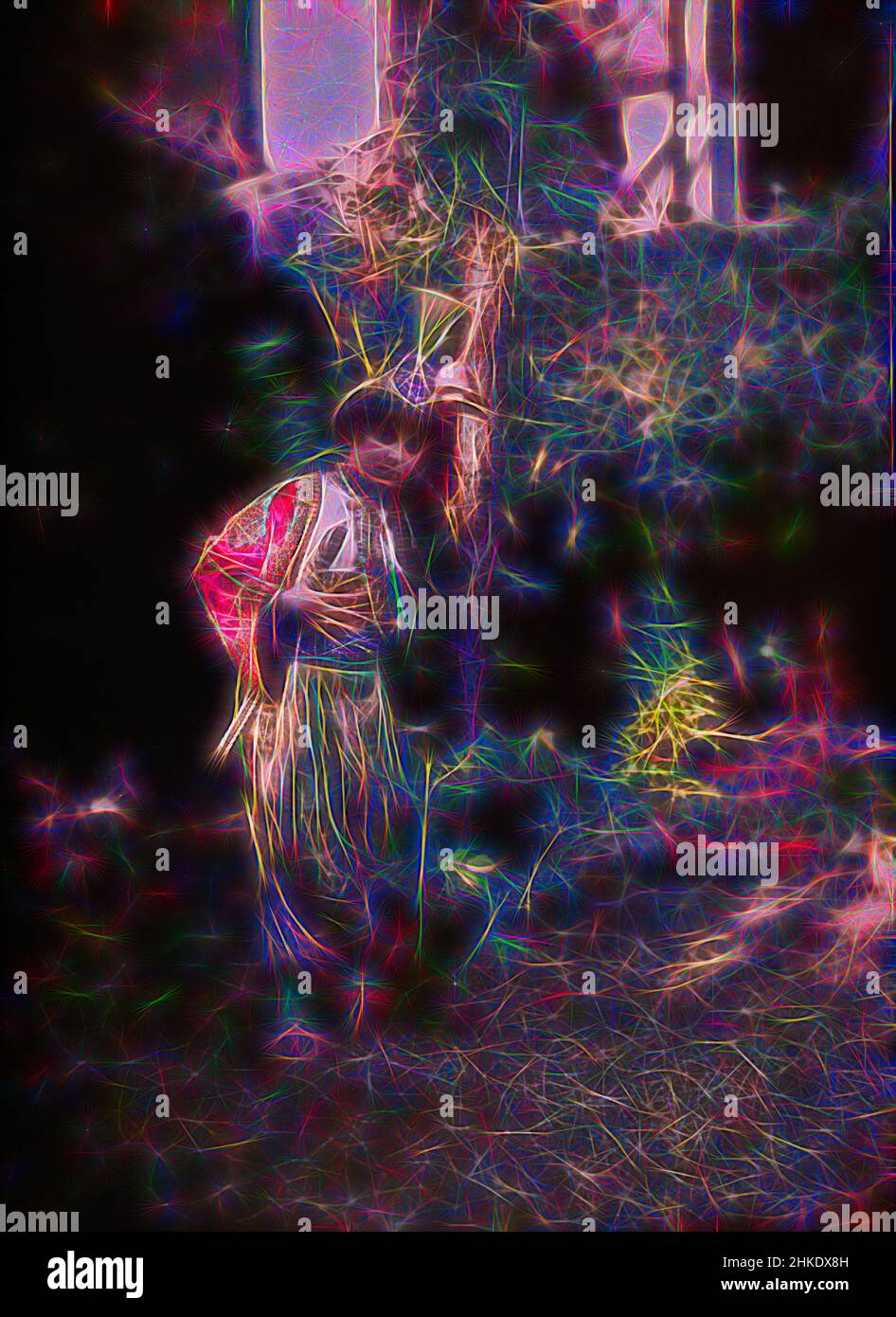 Inspiriert von Kind in orientalischen Kostüm lehnt an einen Baum, c. 1910 - c. 1940, Glas, Höhe 240 mm × Breite 180 mm, neu gestaltet von Artotop. Klassische Kunst neu erfunden mit einem modernen Twist. Design von warmen fröhlichen Leuchten der Helligkeit und Lichtstrahl Strahlkraft. Fotografie inspiriert von Surrealismus und Futurismus, umarmt dynamische Energie der modernen Technologie, Bewegung, Geschwindigkeit und Kultur zu revolutionieren Stockfoto