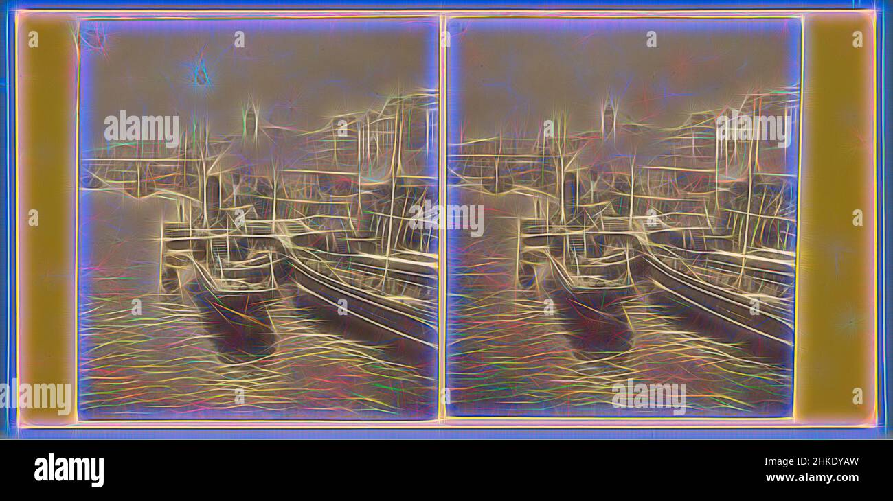 Inspiriert von Glasgow - The Broomielaw, George Washington Wilson, Aberdeen, c. 1860 - c. 1865, Albumendruck, Höhe 8,4 mm × Breite 17,4 mm, neu gestaltet von Artotop. Klassische Kunst neu erfunden mit einem modernen Twist. Design von warmen fröhlichen Leuchten der Helligkeit und Lichtstrahl Strahlkraft. Fotografie inspiriert von Surrealismus und Futurismus, umarmt dynamische Energie der modernen Technologie, Bewegung, Geschwindigkeit und Kultur zu revolutionieren Stockfoto