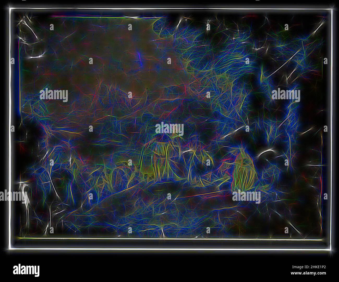 Inspiriert von der Reproduktion von Antoine Watteau, Embarkation für Cythera, Louvre, nach: Jean Antoine Watteau, 1907 - 1935, Glas, Dia, Höhe 180 mm × Breite 240 mm, neu gestaltet von Artotop. Klassische Kunst neu erfunden mit einem modernen Twist. Design von warmen fröhlichen Leuchten der Helligkeit und Lichtstrahl Strahlkraft. Fotografie inspiriert von Surrealismus und Futurismus, umarmt dynamische Energie der modernen Technologie, Bewegung, Geschwindigkeit und Kultur zu revolutionieren Stockfoto
