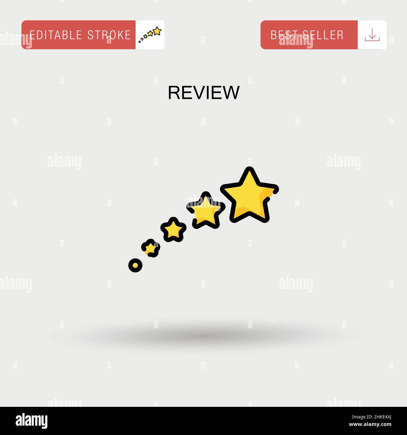 Einfaches Vektorsymbol anzeigen. Stock Vektor