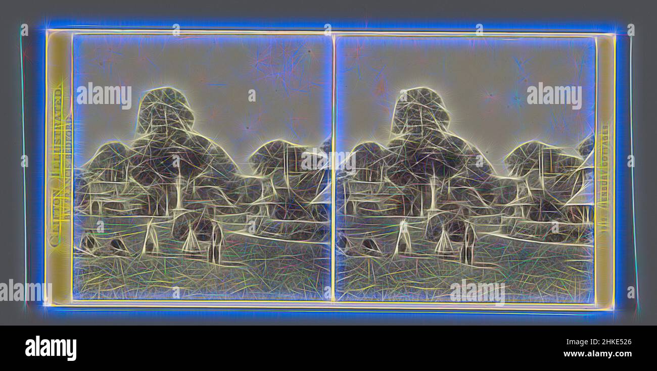 Inspiriert von Blick auf Häuser in Henbury, Henbury Cottages., Francis Bedford, Henbury, c. 1850 - c. 1880, Albumendruck, Höhe 85 mm × Breite 170 mm, neu gestaltet von Artotop. Klassische Kunst neu erfunden mit einem modernen Twist. Design von warmen fröhlichen Leuchten der Helligkeit und Lichtstrahl Strahlkraft. Fotografie inspiriert von Surrealismus und Futurismus, umarmt dynamische Energie der modernen Technologie, Bewegung, Geschwindigkeit und Kultur zu revolutionieren Stockfoto