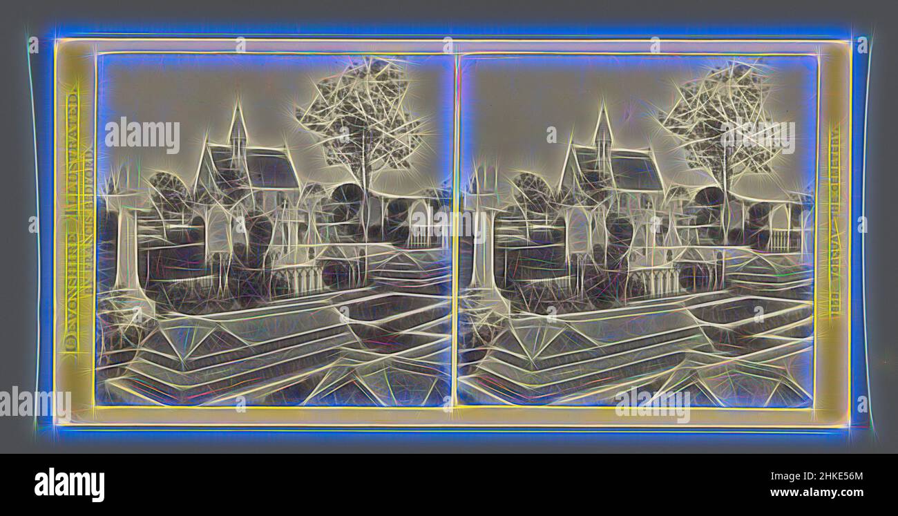 Inspiriert von Friedhof in Torquay, Torquay-the Cemetery., Francis Bedford, Torquay, c. 1850 - c. 1880, Albumendruck, Höhe 85 mm × Breite 170 mm, neu gestaltet von Artotop. Klassische Kunst neu erfunden mit einem modernen Twist. Design von warmen fröhlichen Leuchten der Helligkeit und Lichtstrahl Strahlkraft. Fotografie inspiriert von Surrealismus und Futurismus, umarmt dynamische Energie der modernen Technologie, Bewegung, Geschwindigkeit und Kultur zu revolutionieren Stockfoto