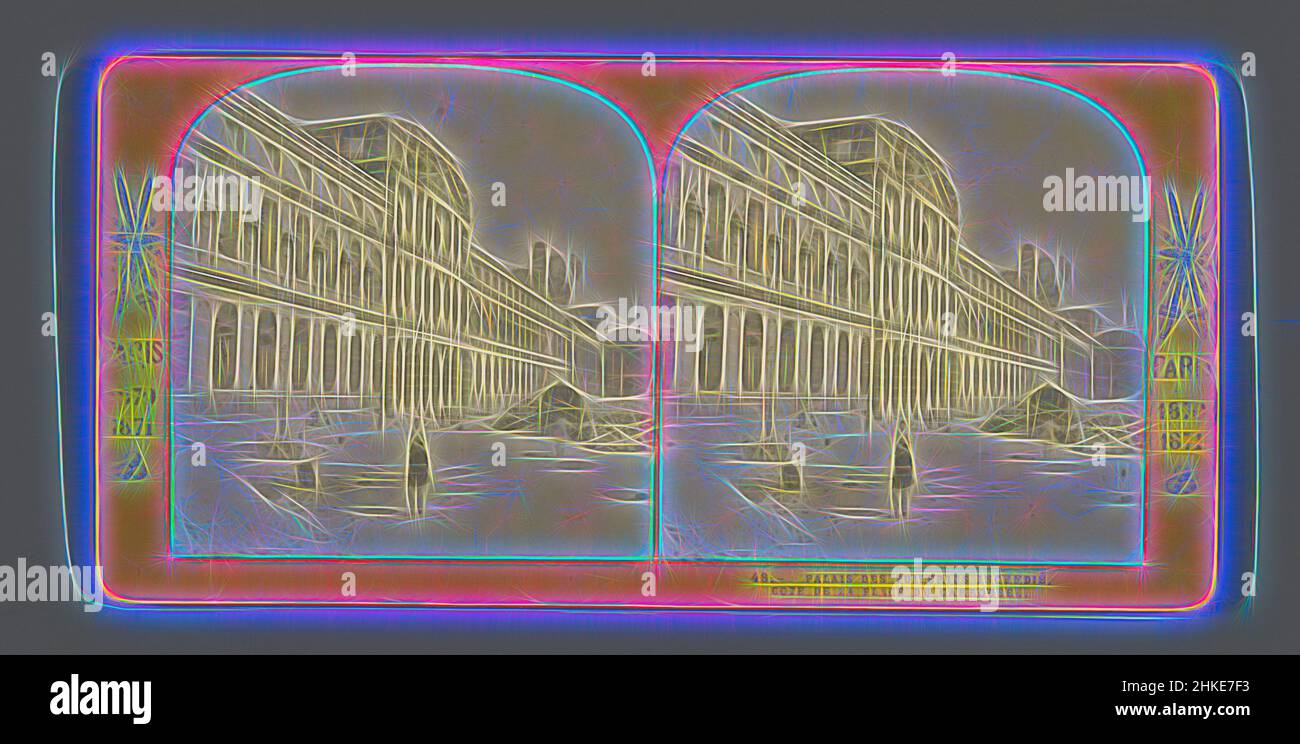 Inspiriert von der Ruine des Palais des Tuileries in Paris, Palais des Tuileries incendié, cote de la Place du Carrousel, Paris - 1870 1871, Paris, in oder nach 28-May-1871, Albumdruck, Höhe 85 mm × Breite 170 mm, neu gestaltet von Artotop. Klassische Kunst neu erfunden mit einem modernen Twist. Design von warmen fröhlichen Leuchten der Helligkeit und Lichtstrahl Strahlkraft. Fotografie inspiriert von Surrealismus und Futurismus, umarmt dynamische Energie der modernen Technologie, Bewegung, Geschwindigkeit und Kultur zu revolutionieren Stockfoto