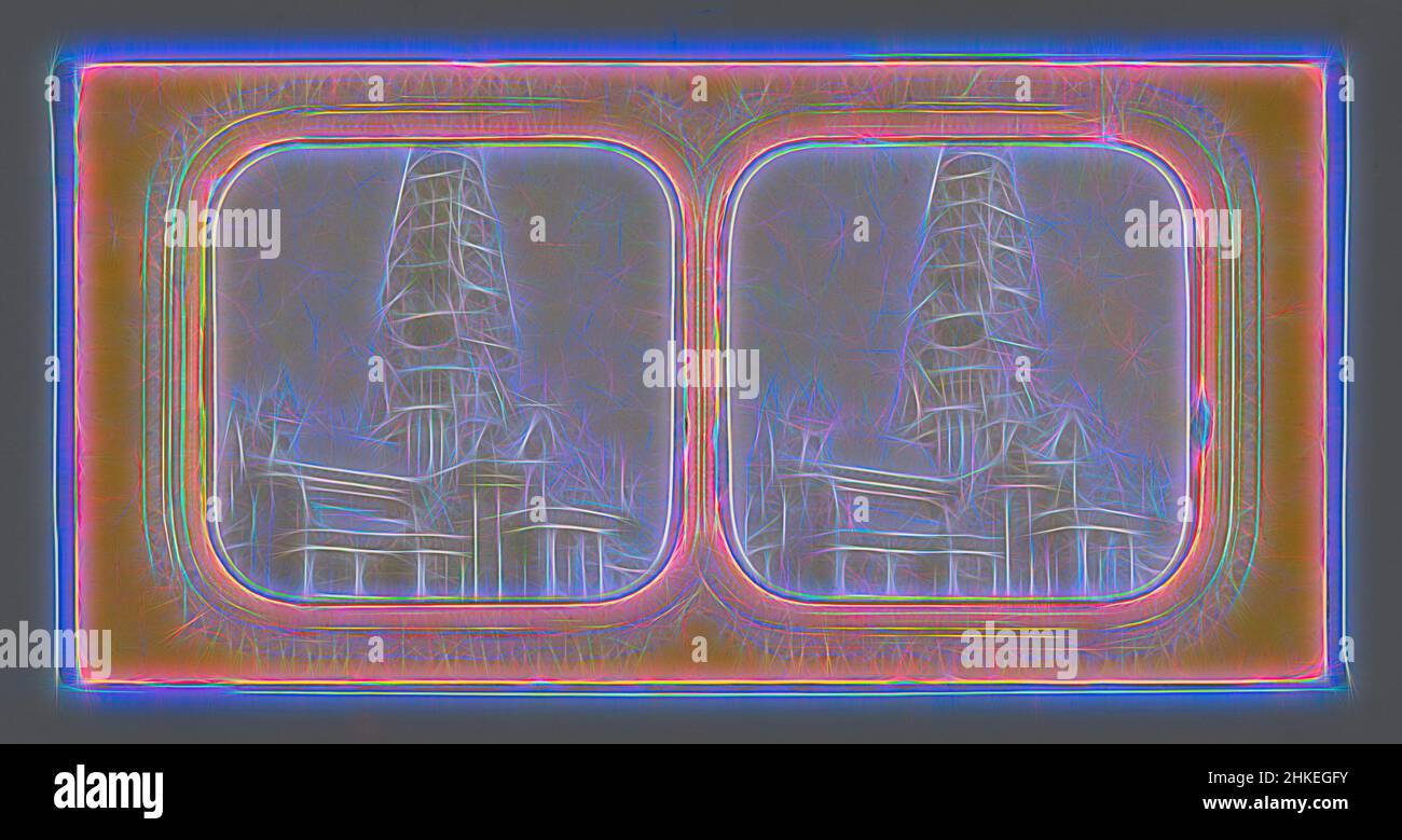 Inspiriert vom chinesischen Pavillon auf der Pariser Weltausstellung 1889, chinesischer Tempel auf der Pariser Ausstellung, 1889, Paris, 1889, Papier, Albumenprint, Höhe 87 mm × Breite 175 mm, neu gestaltet von Artotop. Klassische Kunst neu erfunden mit einem modernen Twist. Design von warmen fröhlichen Leuchten der Helligkeit und Lichtstrahl Strahlkraft. Fotografie inspiriert von Surrealismus und Futurismus, umarmt dynamische Energie der modernen Technologie, Bewegung, Geschwindigkeit und Kultur zu revolutionieren Stockfoto