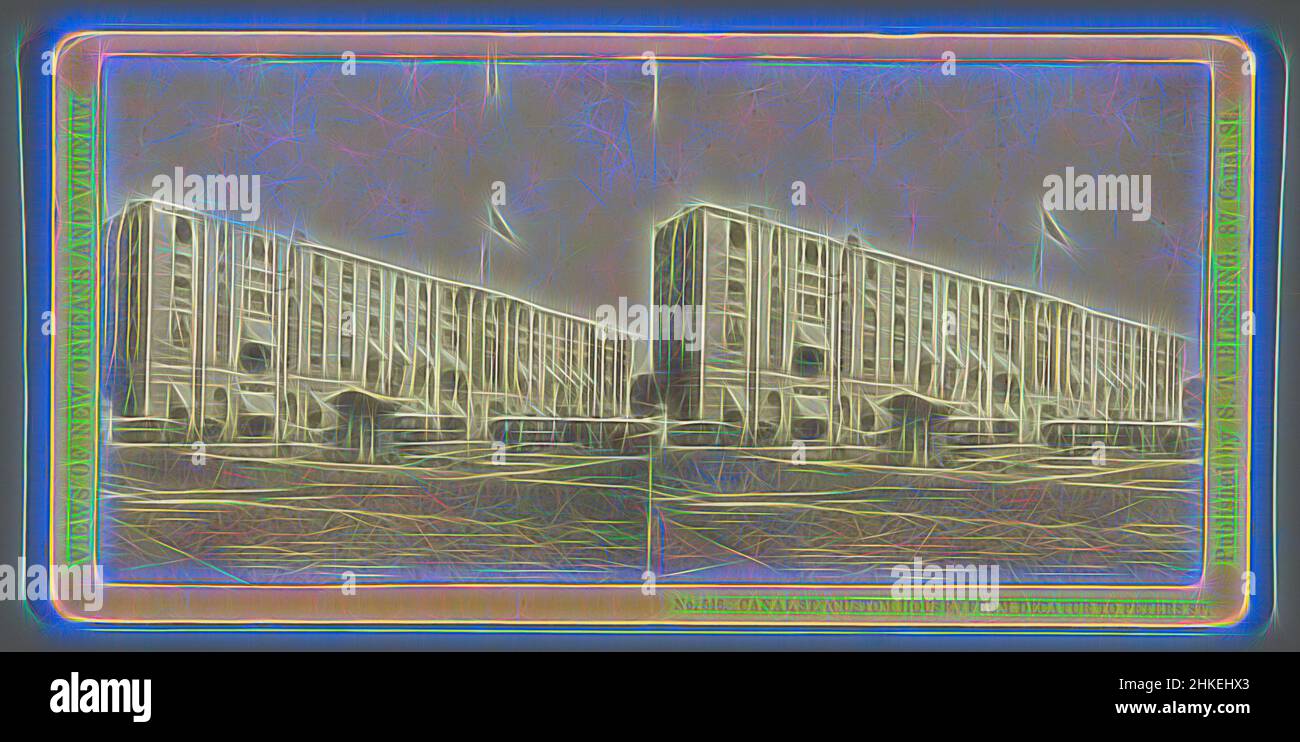 Inspiriert von Custom House auf der Canal Street, New Orleans, Canal St. (Custom House,) von Decatur bis Peters St., Ansichten von New Orleans und Umgebung, Herausgeber: Samuel T. Blessing, New Orleans, 1873 - 1893, Papier, Albumendruck, Höhe 87 mm × Breite 176 mm, neu gestaltet von Artotop. Klassische Kunst neu erfunden mit einem modernen Twist. Design von warmen fröhlichen Leuchten der Helligkeit und Lichtstrahl Strahlkraft. Fotografie inspiriert von Surrealismus und Futurismus, umarmt dynamische Energie der modernen Technologie, Bewegung, Geschwindigkeit und Kultur zu revolutionieren Stockfoto