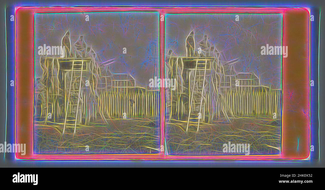 Inspiriert von Militärs, die Gymnastikübungen in der Oranje-Nassau-Kaserne, Amsterdam, Amsterdam Place Oranje-Nassau-Kaserne, Amsterdam, 1866 - 1870, Papier, Albumendruck, Höhe 88 mm × Breite 169 mm, neu gestaltet von Artotop. Klassische Kunst neu erfunden mit einem modernen Twist. Design von warmen fröhlichen Leuchten der Helligkeit und Lichtstrahl Strahlkraft. Fotografie inspiriert von Surrealismus und Futurismus, umarmt dynamische Energie der modernen Technologie, Bewegung, Geschwindigkeit und Kultur zu revolutionieren Stockfoto