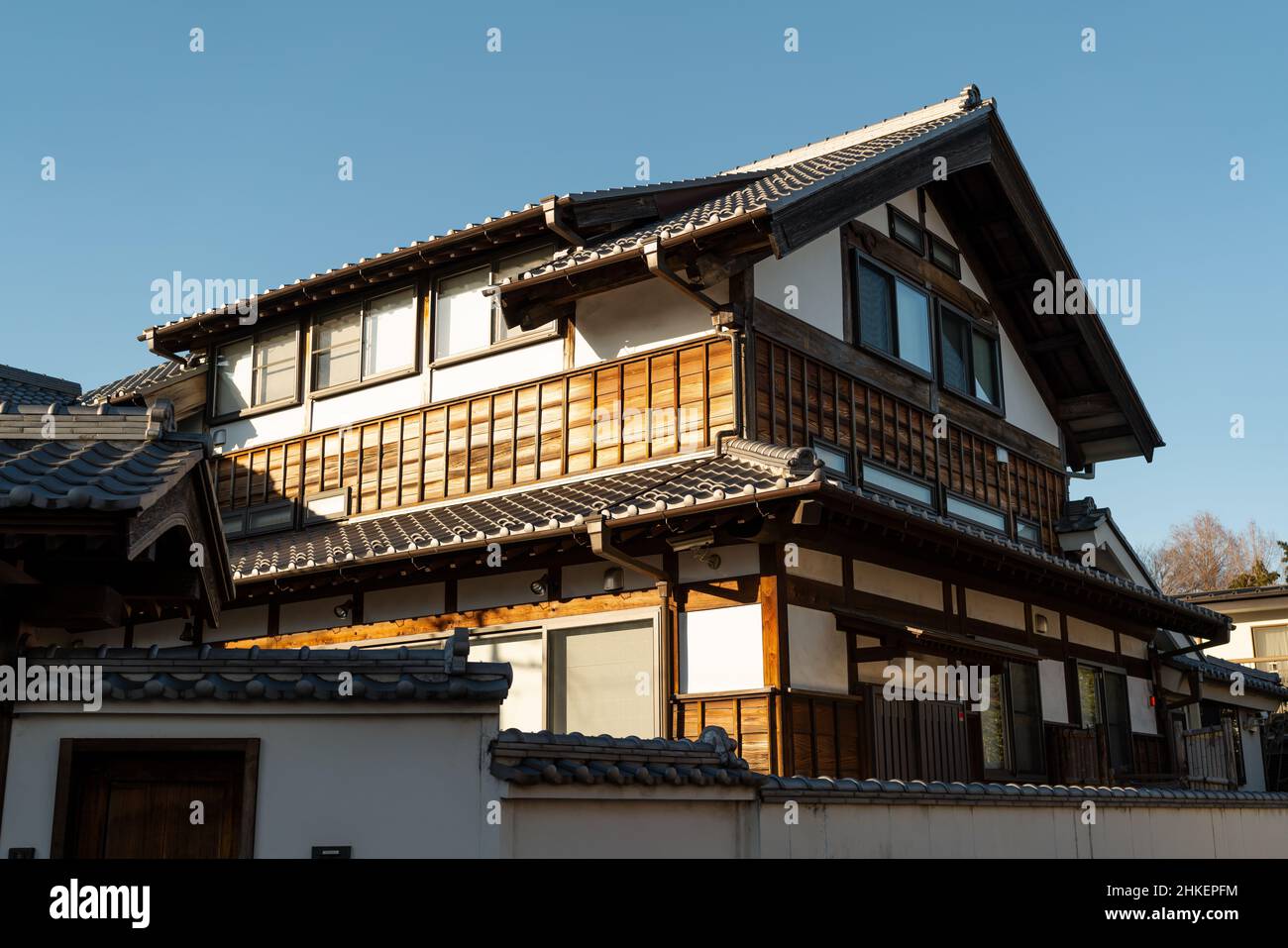 Traditionelles altes Haus in Tokio, japan Stockfoto