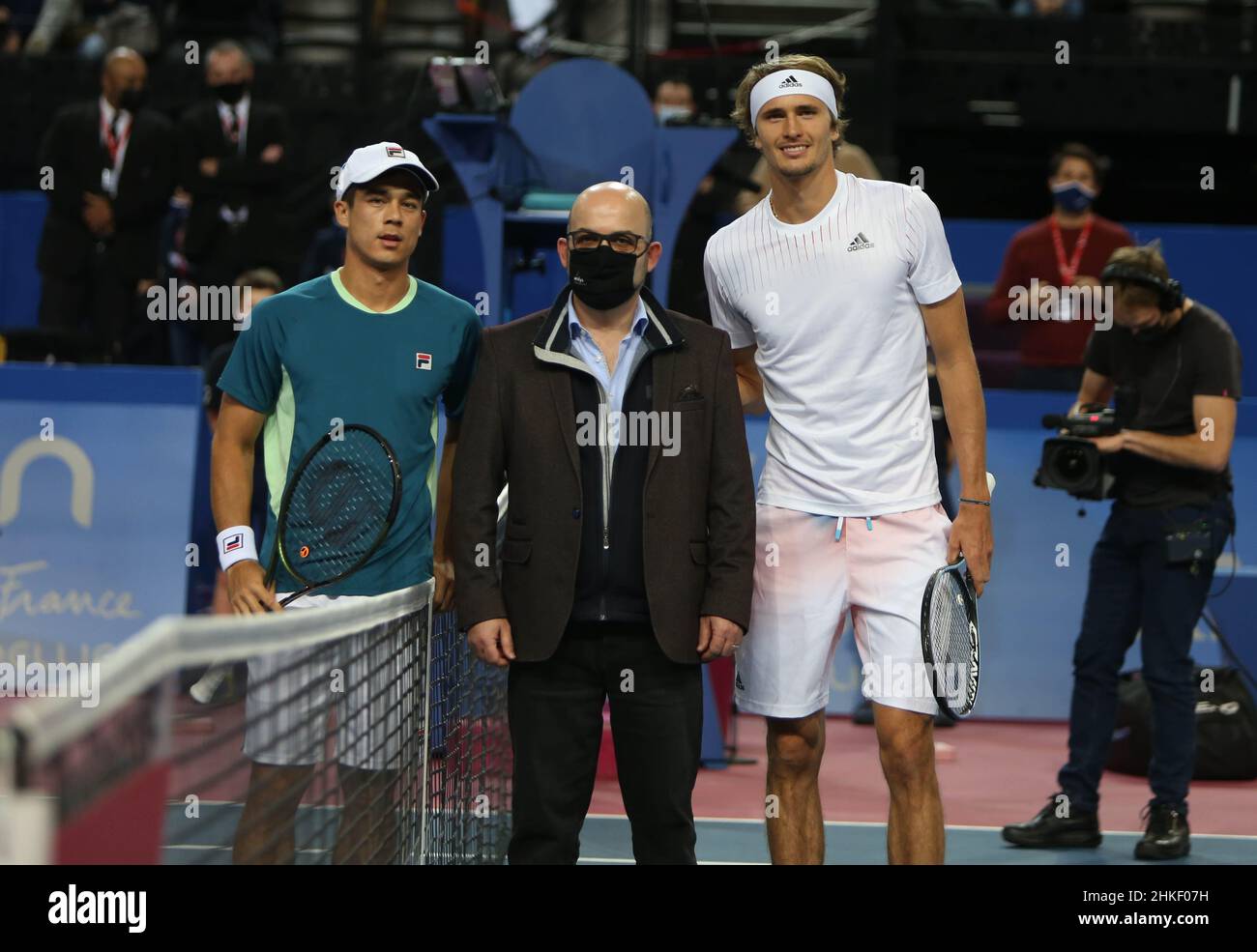 Alexander Zverev aus Deutschland beim Open Sud de France 2022, ATP 250 Tennisturnier am 03