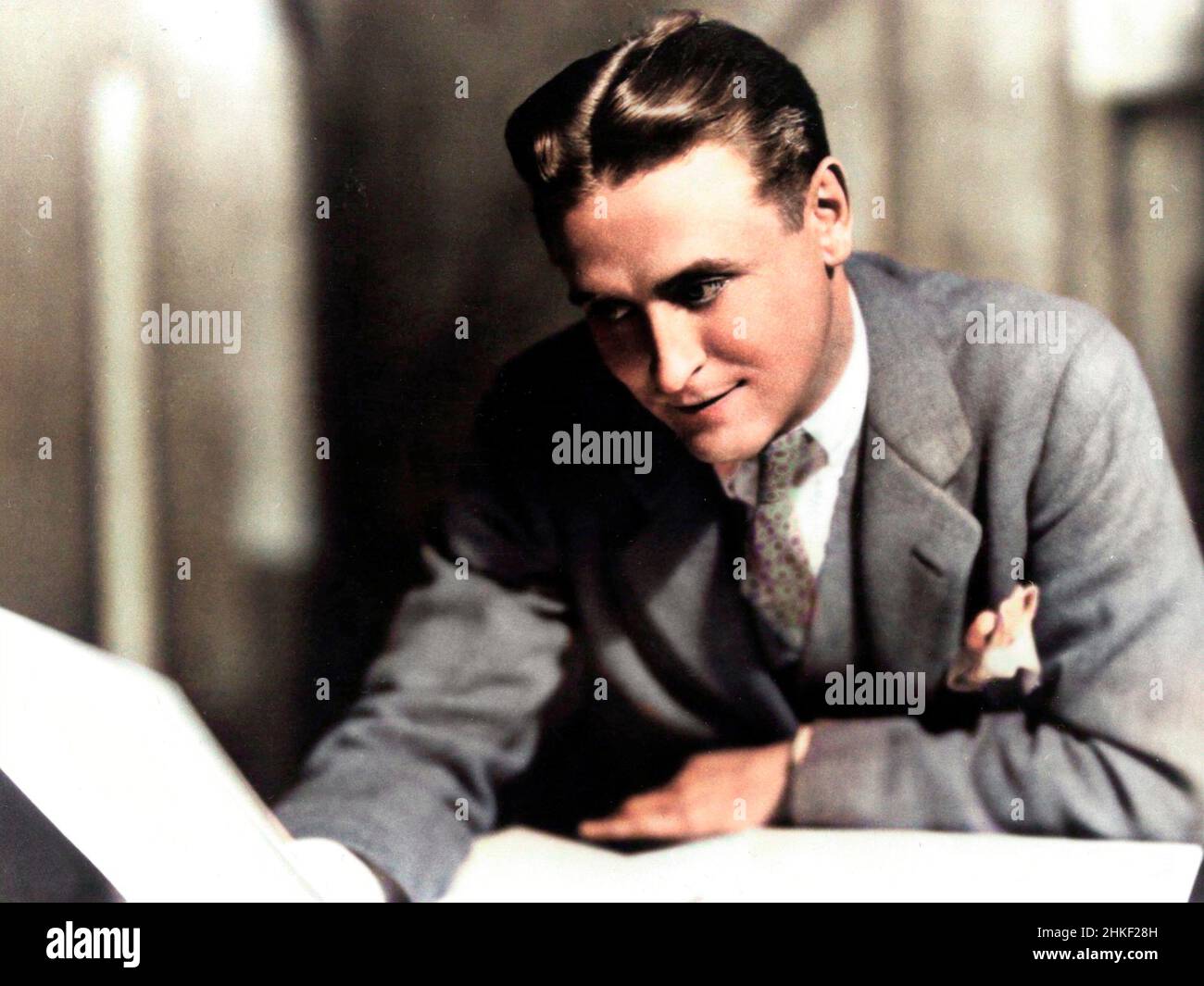 Francis Scott Fitzgerald Vers 1925 Stockfoto