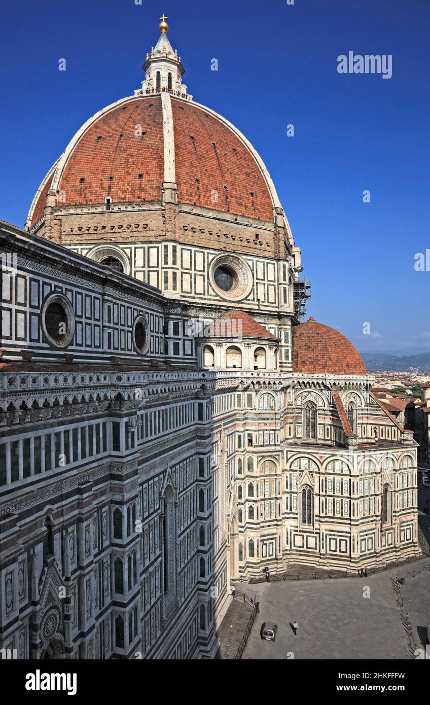 Kathedrale Santa Maria del Flore, Florenz, Florenz, Toskana, Italien Stockfoto