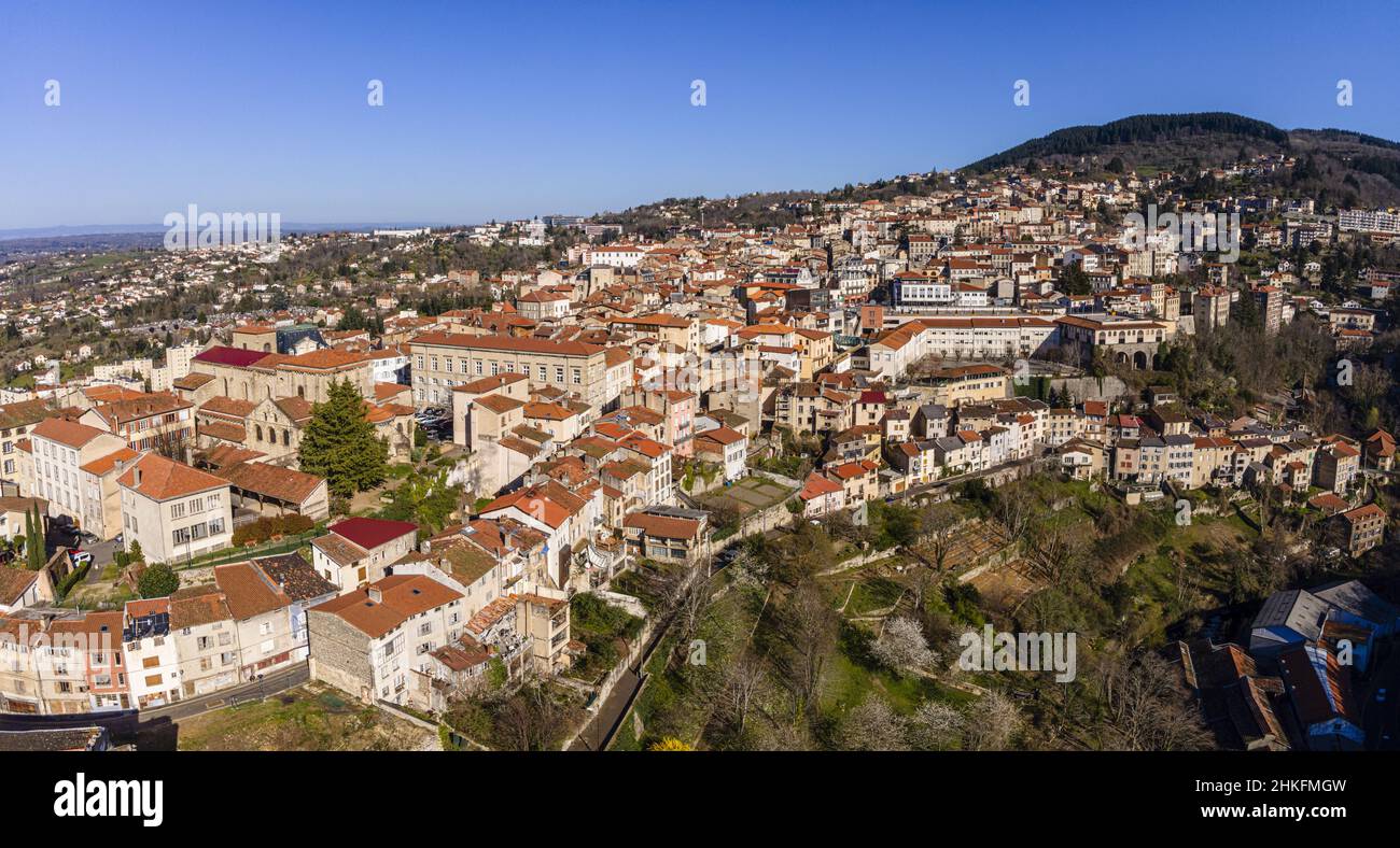 Frankreich, Puy de Dome, Thiers, Hauptstadt des Besteckes seit dem 15th. Jahrhundert, Regionaler Naturpark Livradois-Forez, Parc naturel régional Livradois-Forez Stockfoto