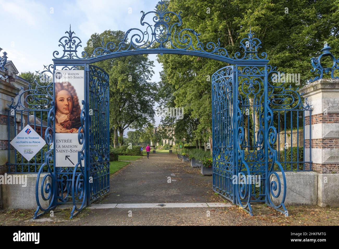 Frankreich, Eure-et-Loir, regionaler Naturpark Perche, La Ferté Vidame, das Schloss Stockfoto