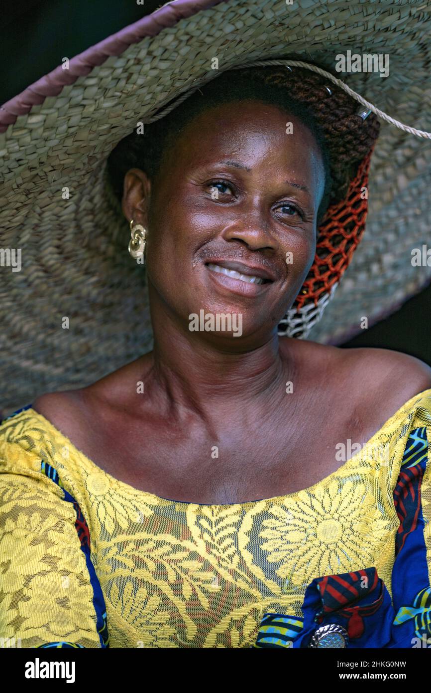 Benin, Cotonou, die schwimmende Stadt Ganvie Stockfoto