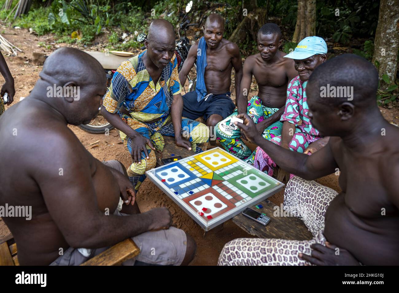 Benin, Schwarzer See Stockfoto
