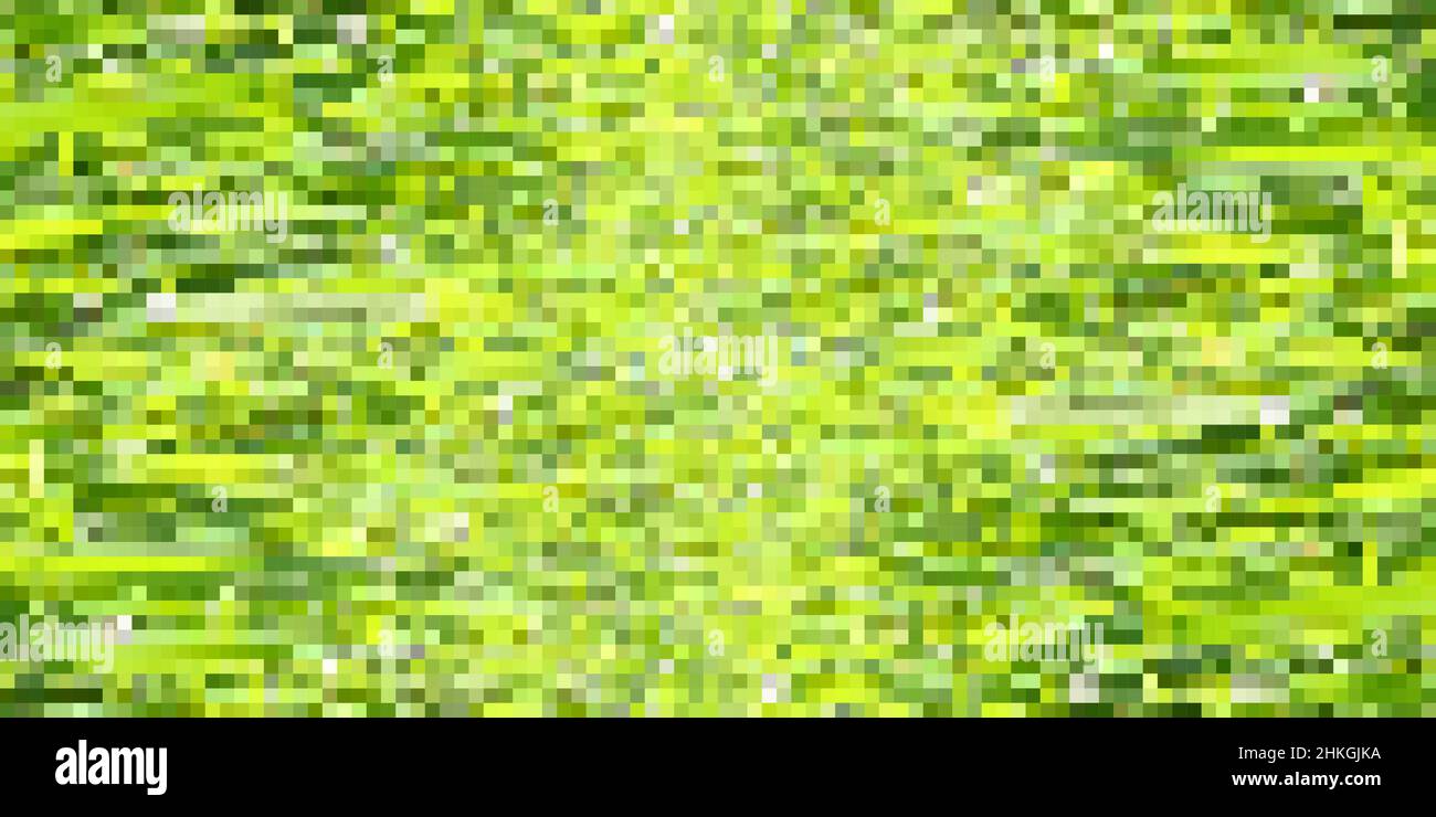 Pixel Art Hintergrund. Vector Illustration. Abstrakte Muster mit quadratischen Pixeln. Mosaik Hintergrund Stock Vektor