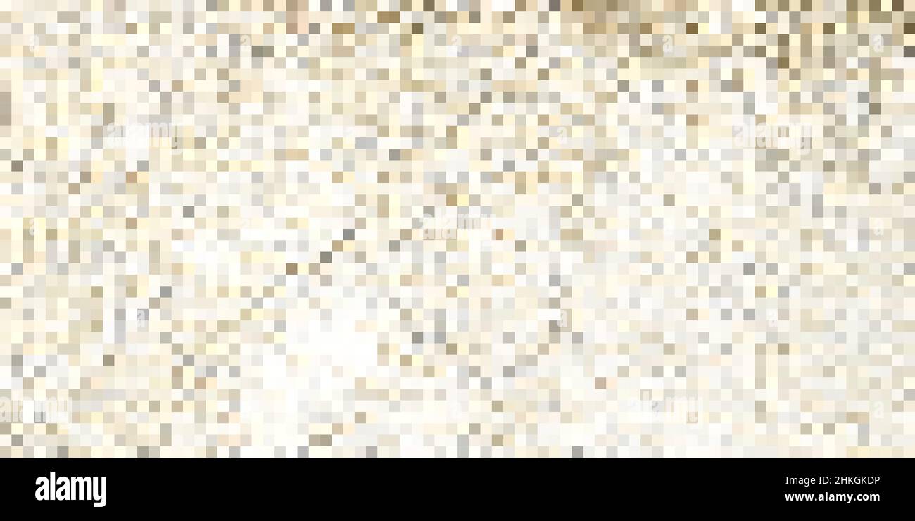 Pixel Art Hintergrund. Vector Illustration. Abstrakte Muster mit quadratischen Pixeln. Mosaik Hintergrund Stock Vektor