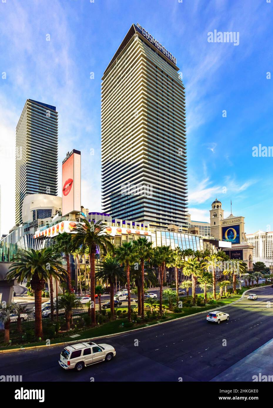 Das Cosmopolitan Resort and Casino auf dem Vegas Strip, Las Vegas, Nevada Stockfoto