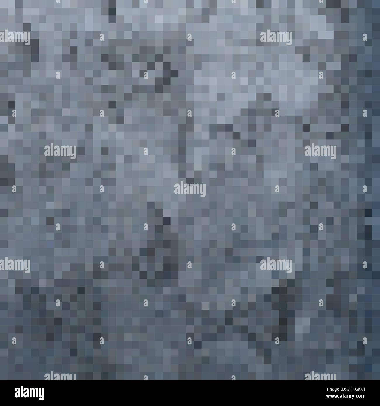 Pixel Art Hintergrund. Vector Illustration. Abstrakte Muster mit quadratischen Pixeln. Mosaik Hintergrund Stock Vektor