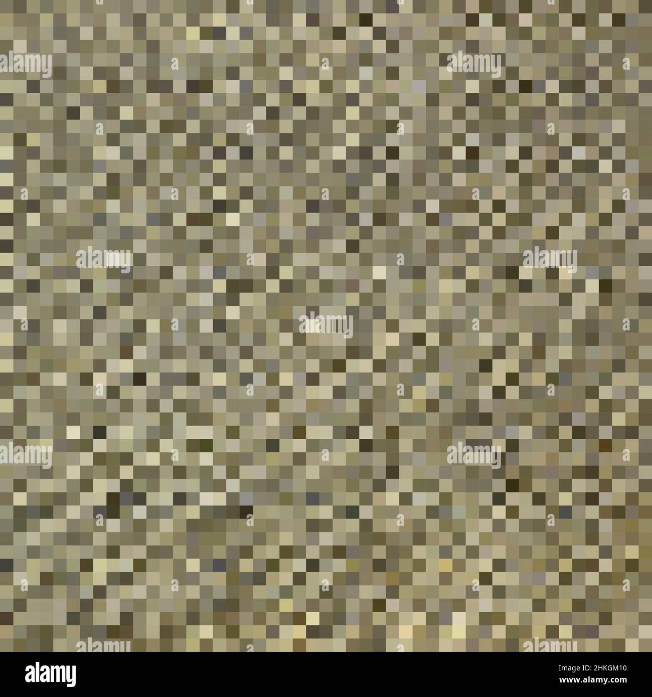 Pixel Art Hintergrund. Vector Illustration. Abstrakte Muster mit quadratischen Pixeln. Mosaik Hintergrund Stock Vektor