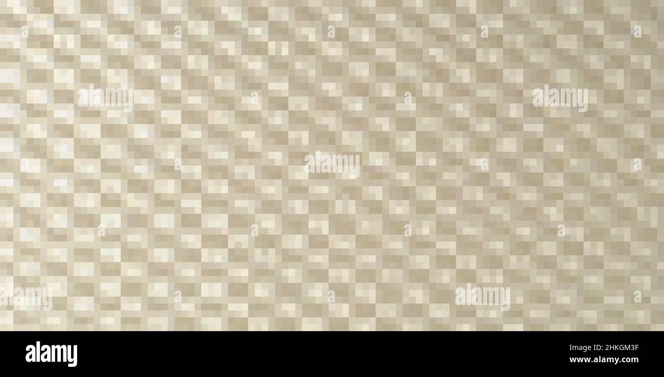 Pixel Art Hintergrund. Vector Illustration. Abstrakte Muster mit quadratischen Pixeln. Mosaik Hintergrund Stock Vektor