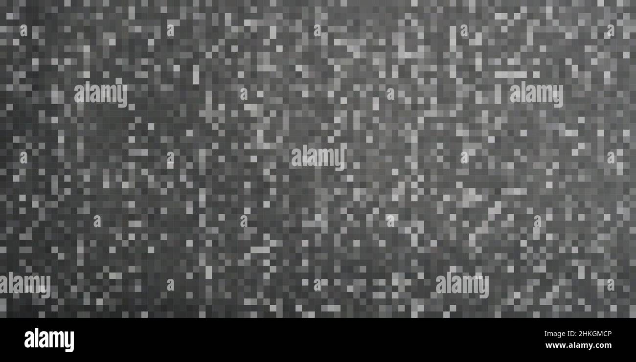 Pixel Art Hintergrund. Vector Illustration. Abstrakte Muster mit quadratischen Pixeln. Mosaik Hintergrund Stock Vektor