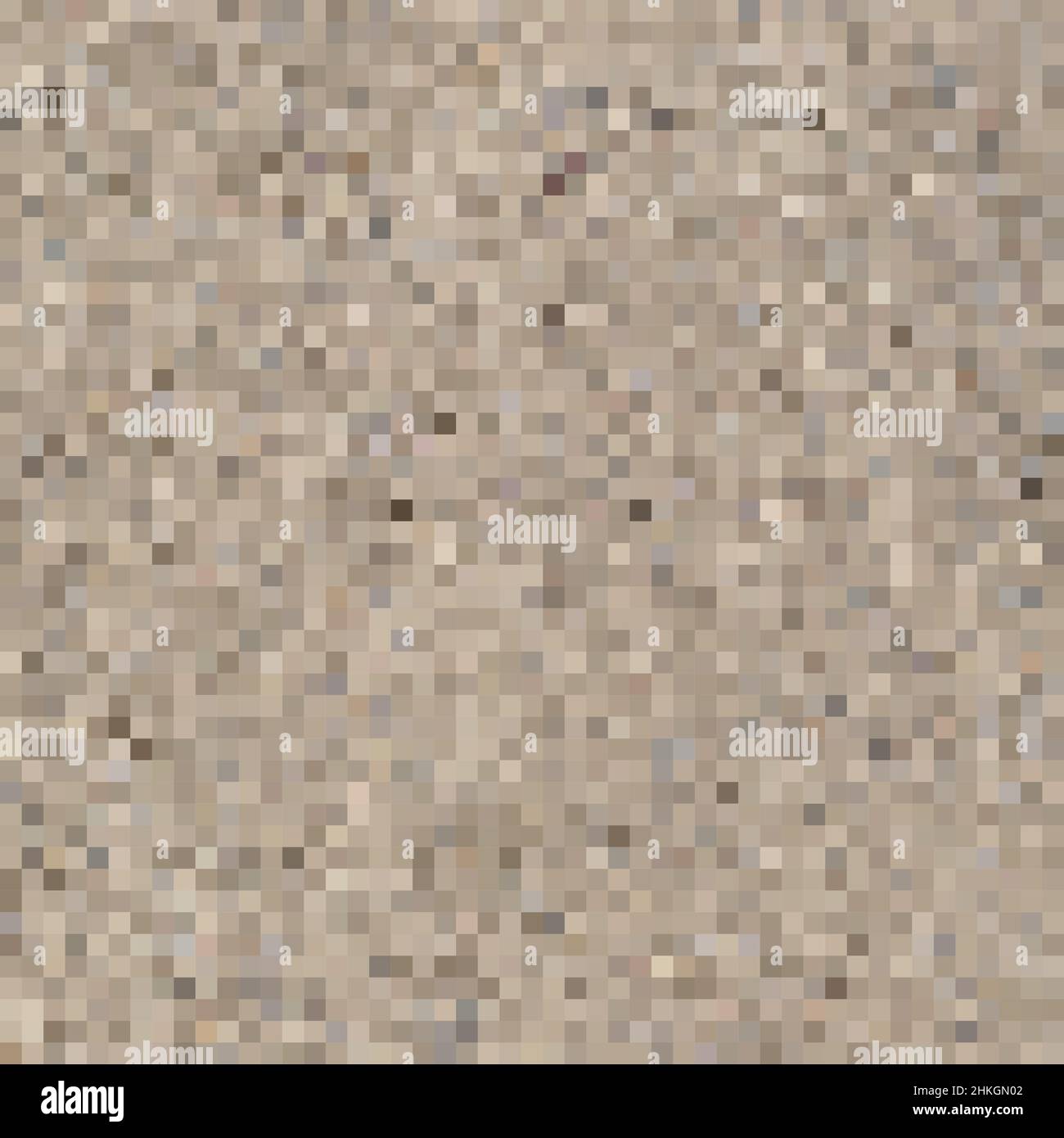 Pixel Art Hintergrund. Vector Illustration. Abstrakte Muster mit quadratischen Pixeln. Mosaik Hintergrund Stock Vektor