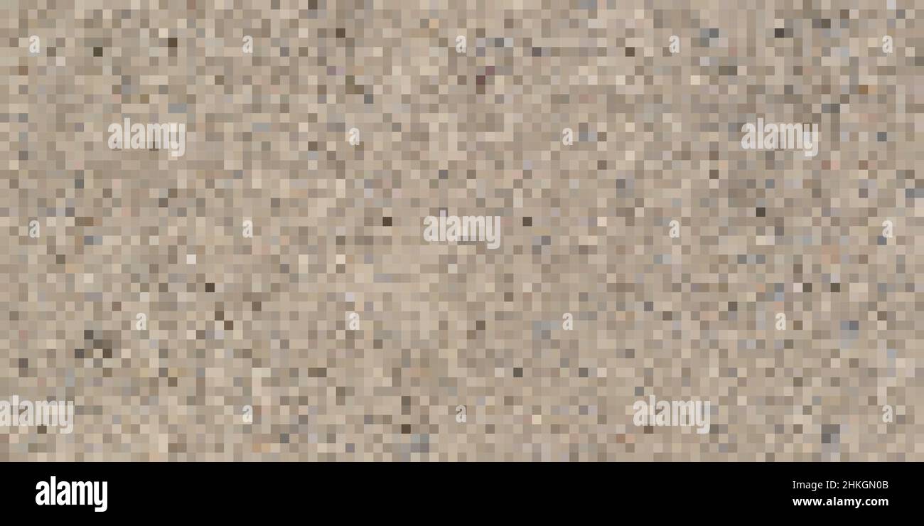 Pixel Art Hintergrund. Vector Illustration. Abstrakte Muster mit quadratischen Pixeln. Mosaik Hintergrund Stock Vektor