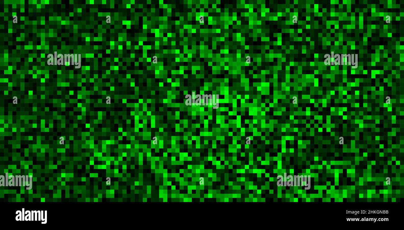 Pixel Art Hintergrund. Vector Illustration. Abstrakte Muster mit quadratischen Pixeln. Mosaik Hintergrund Stock Vektor
