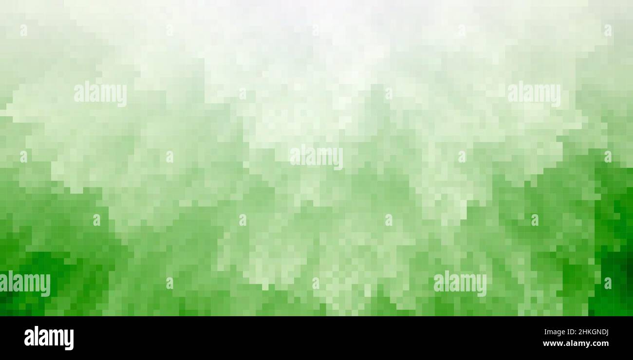 Pixel Art Hintergrund. Vector Illustration. Abstrakte Muster mit quadratischen Pixeln. Mosaik Hintergrund Stock Vektor